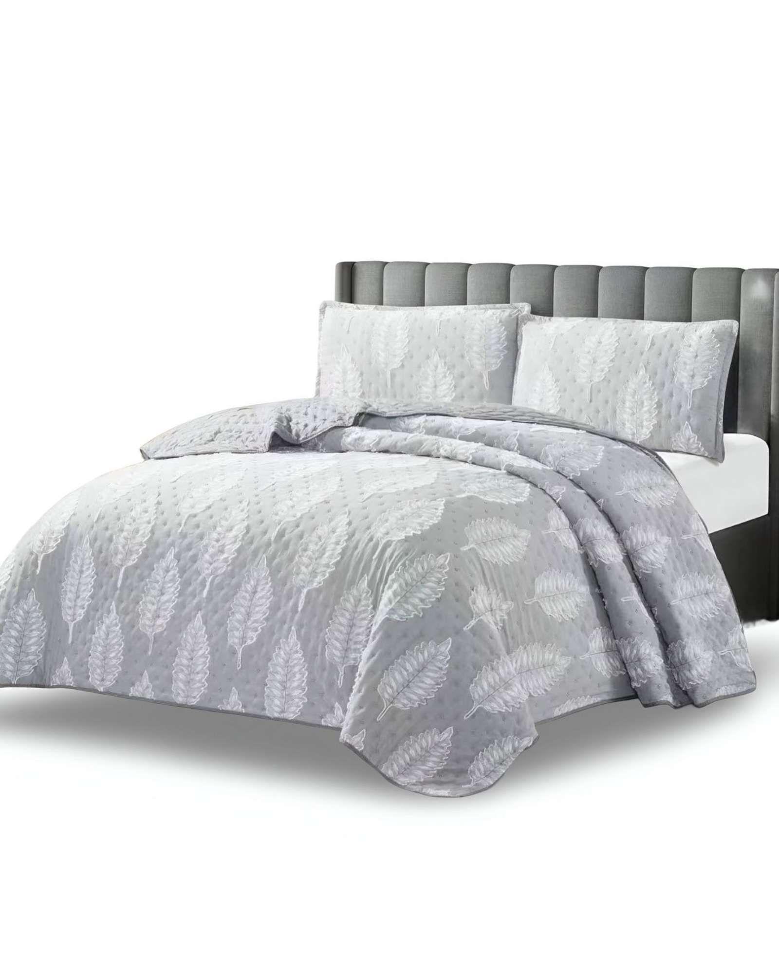 CUBRECAMA QUILT TUFTING DE LUJO SUAVE KING T-06-1