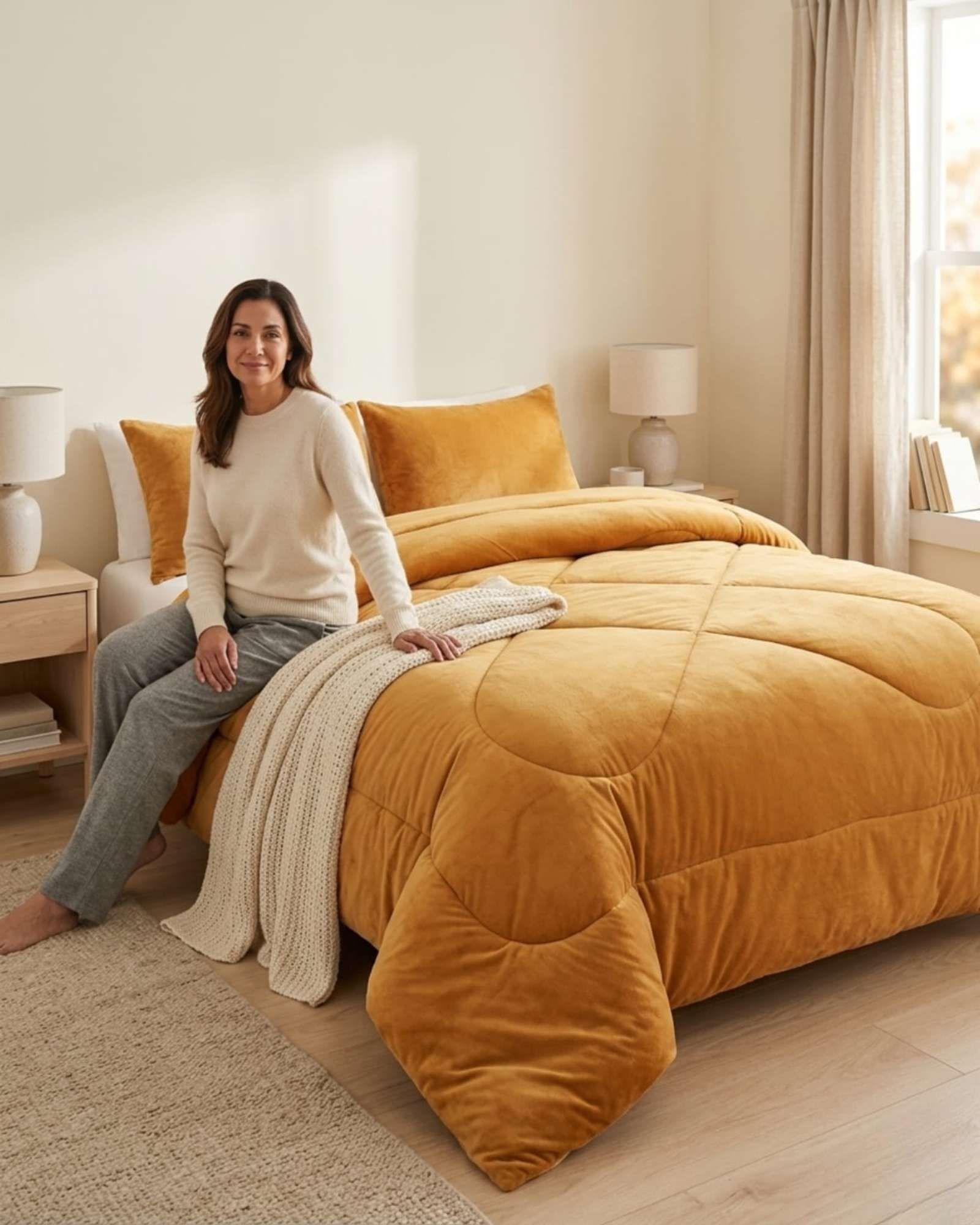 Cubrecama King / Super King Plush con Chiporro Térmico A4-3