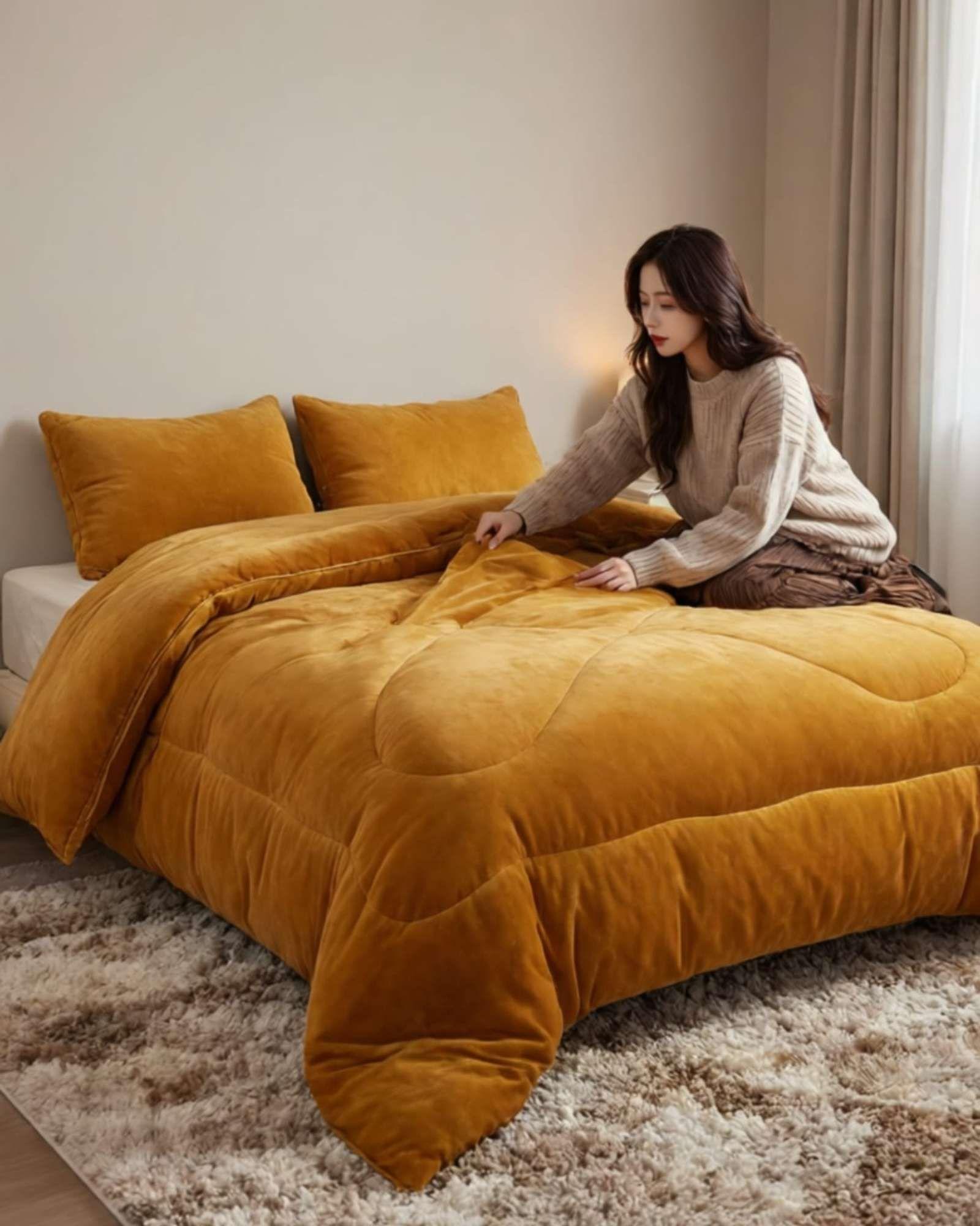 Cubrecama King / Super King Plush con Chiporro Térmico A4-4