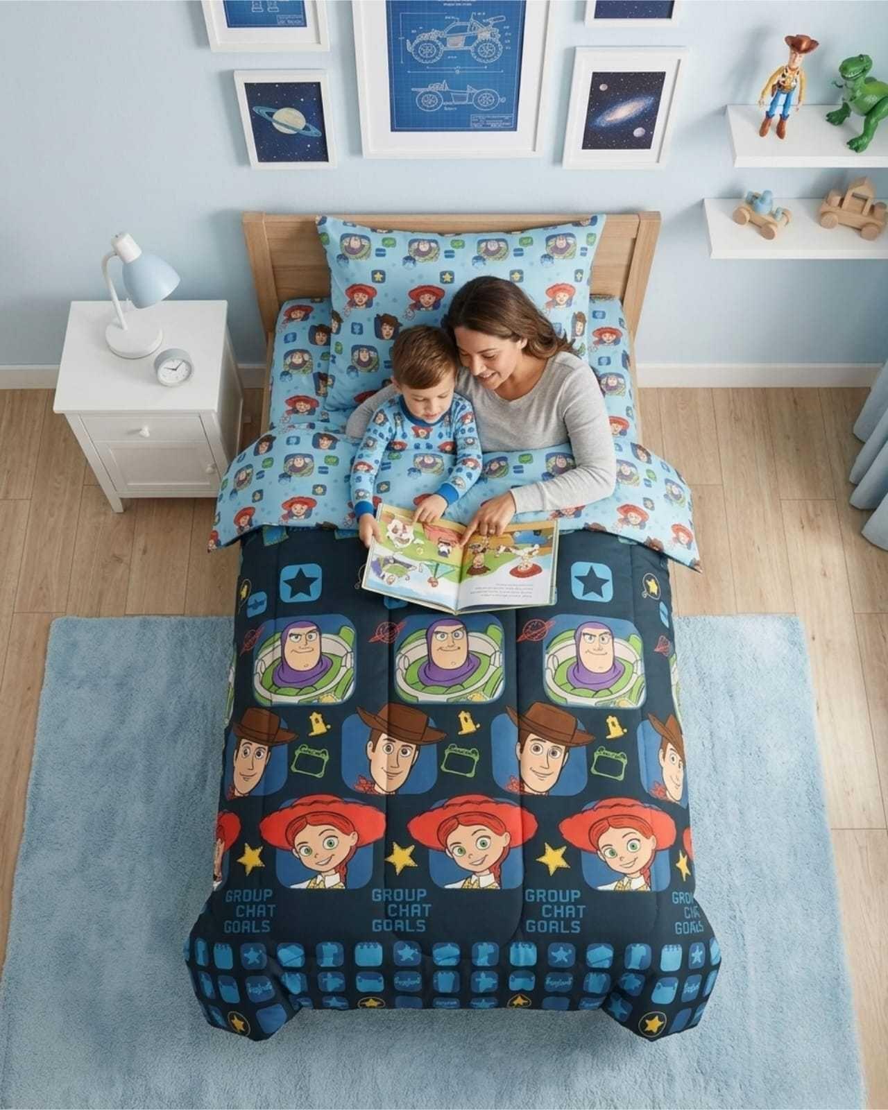 Set de Dormitorio Infantil 1.5 Plazas: Plumón y Sábanas 05-3