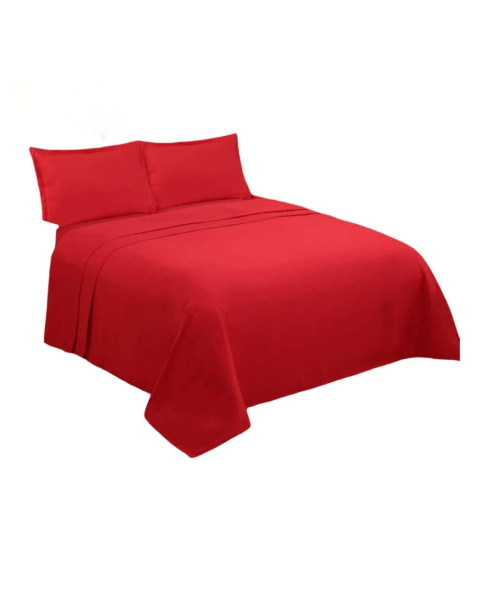 Juego De Sabanas Lisas Estilo Elegante Y Moderno 2 Plazas m1-4