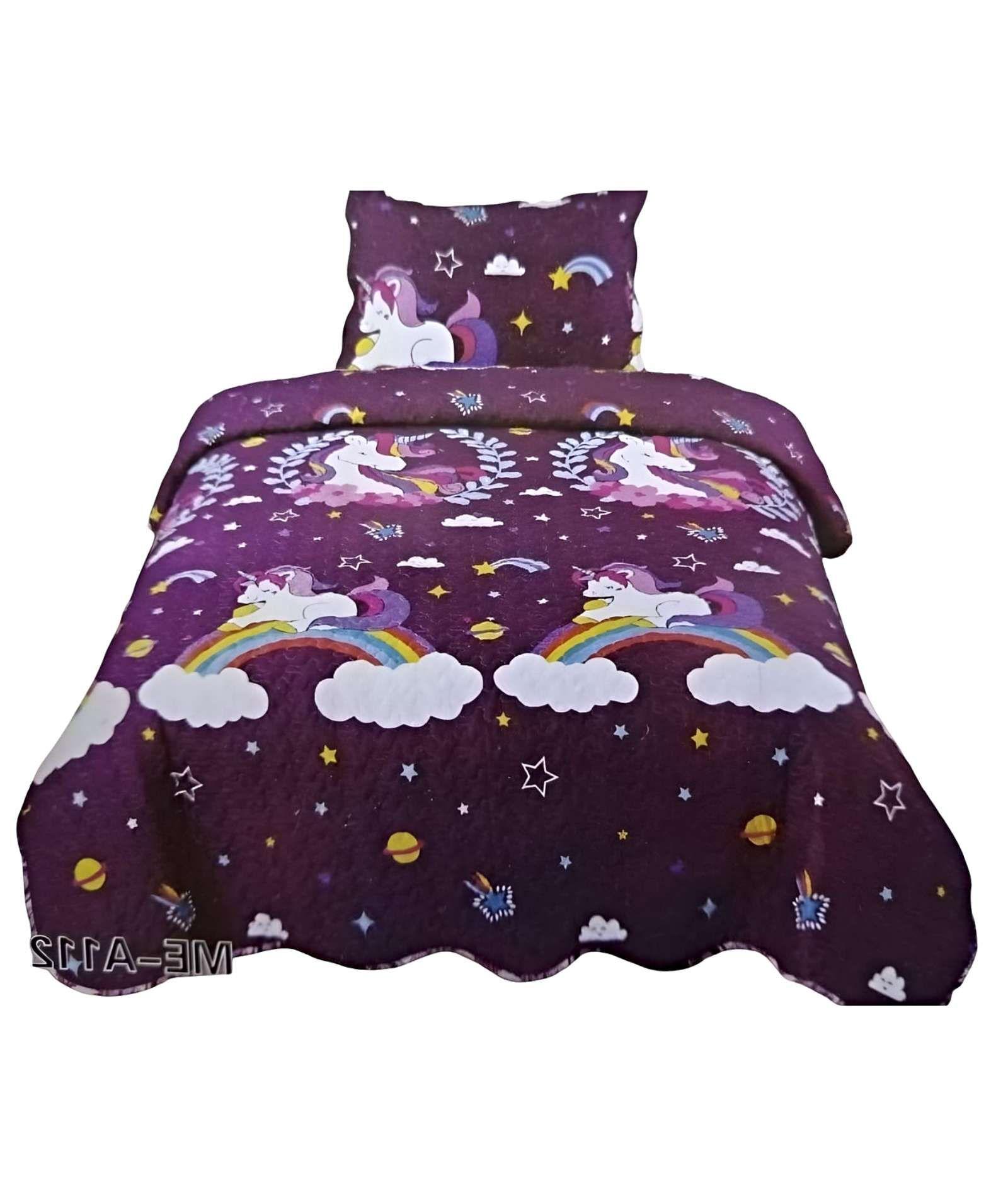 CUBRECAMA COLCHA QUILT DE VERANO PLAZA Y MEDIA A7-0