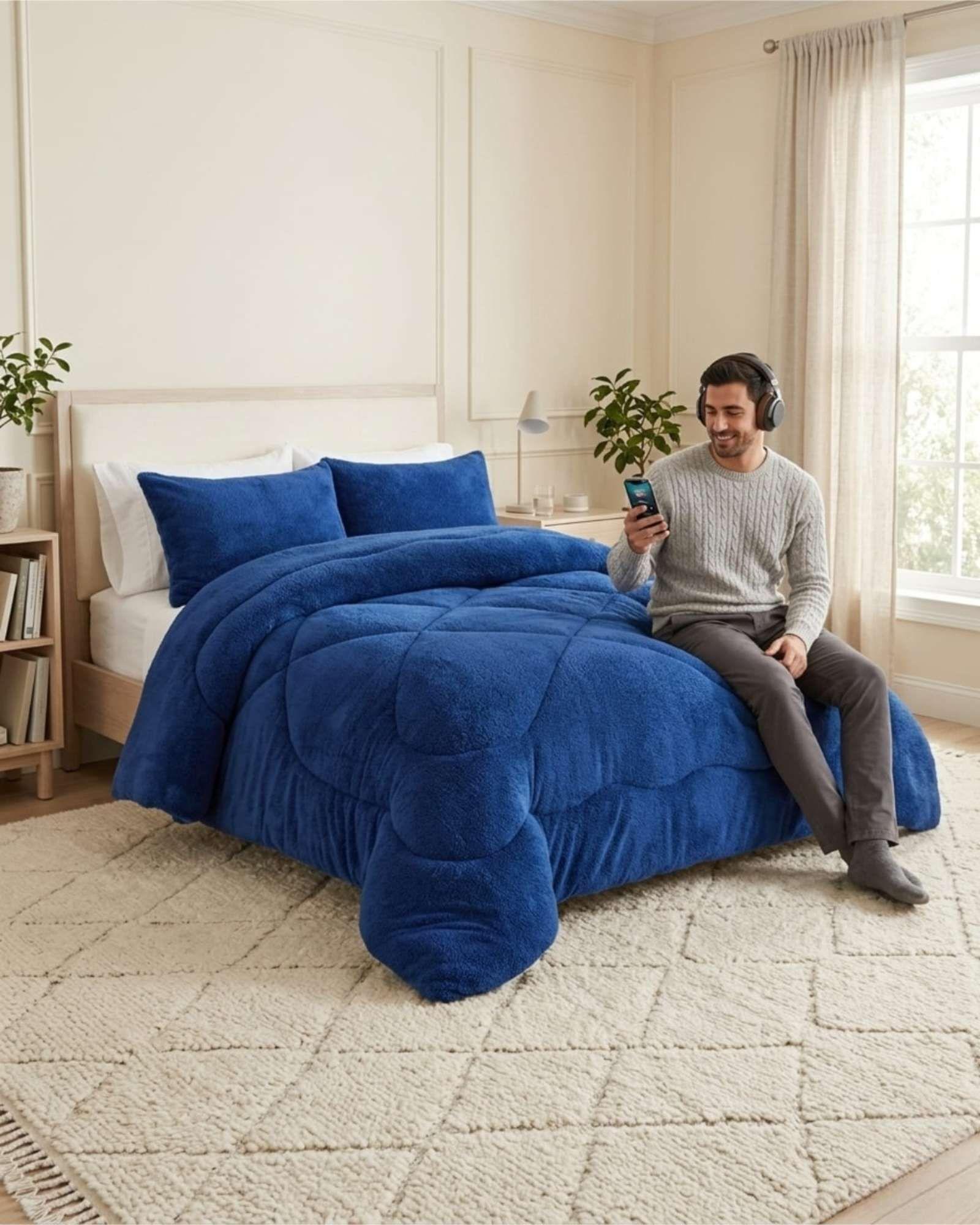 Cubrecama King / Super King Plush con Chiporro Térmico A18-3