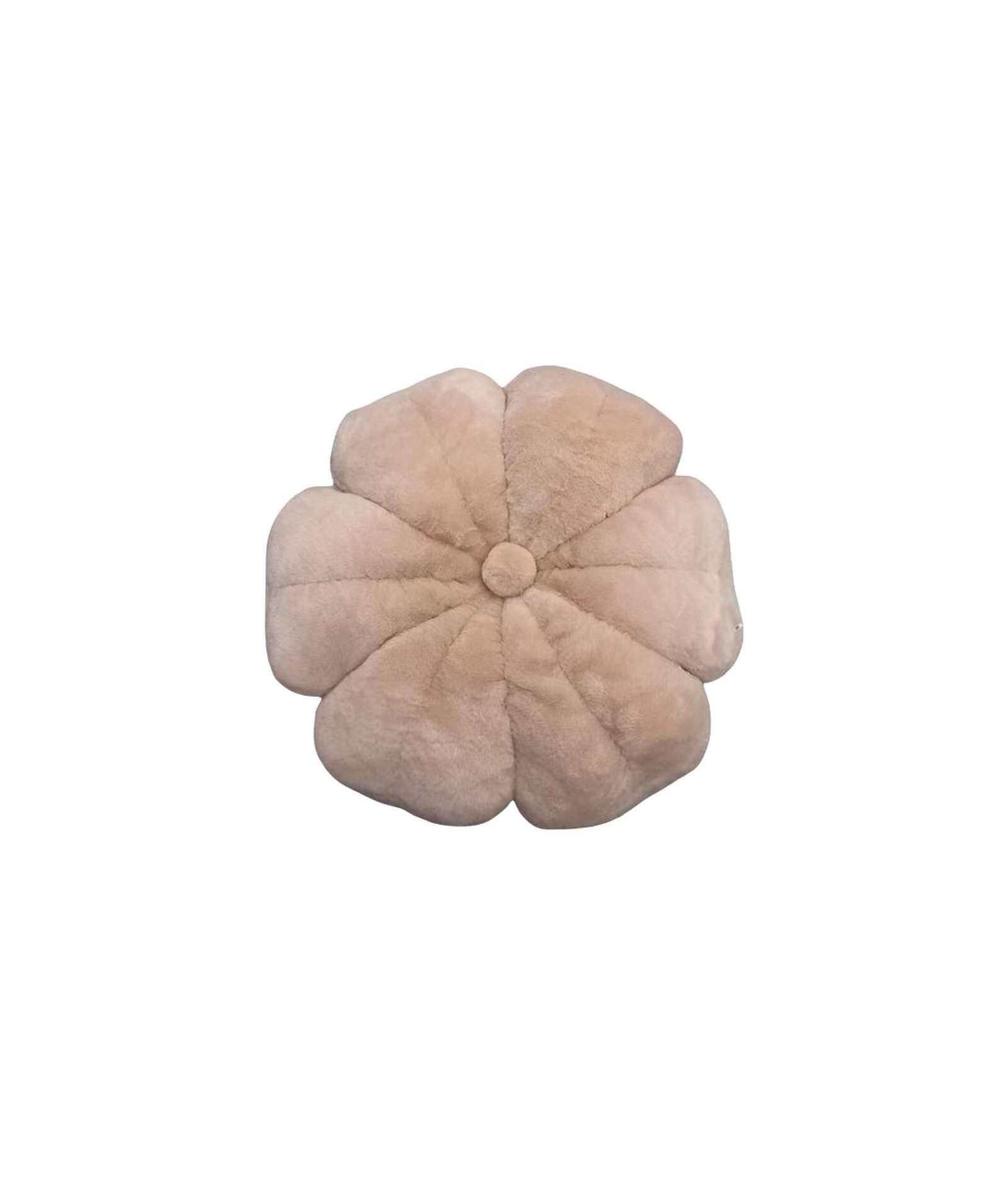 COJIN ELEGANTE FLOR BEIGE 50 CM-0