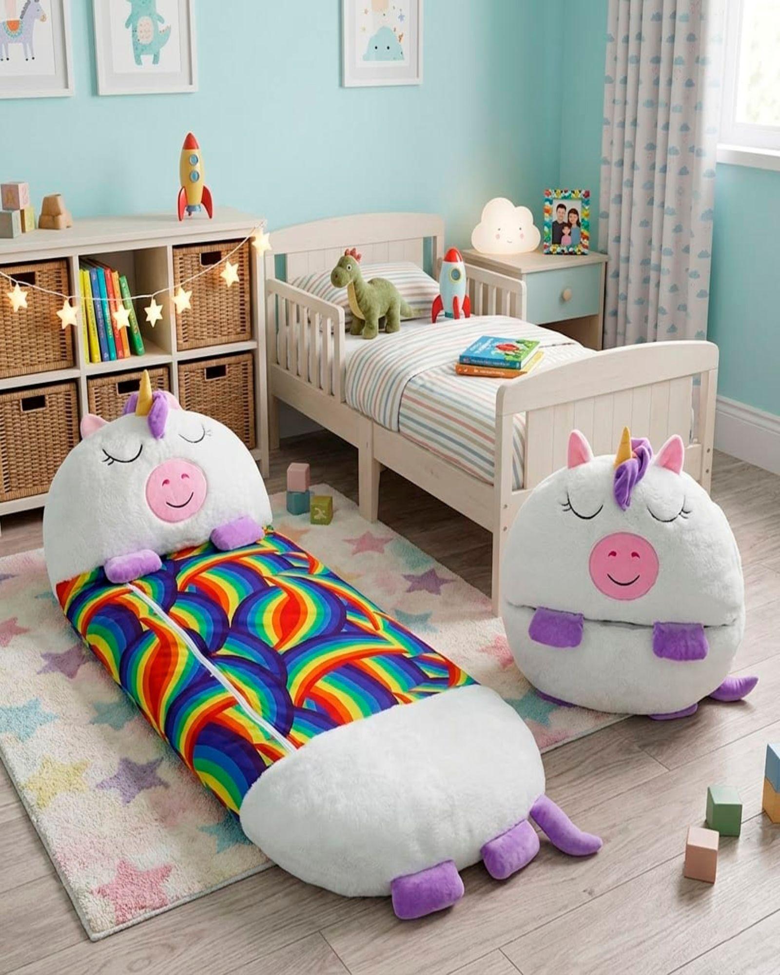 Saco de Dormir Para niños 2 en 1: Almohada y Saco Happy Napper m1-5
