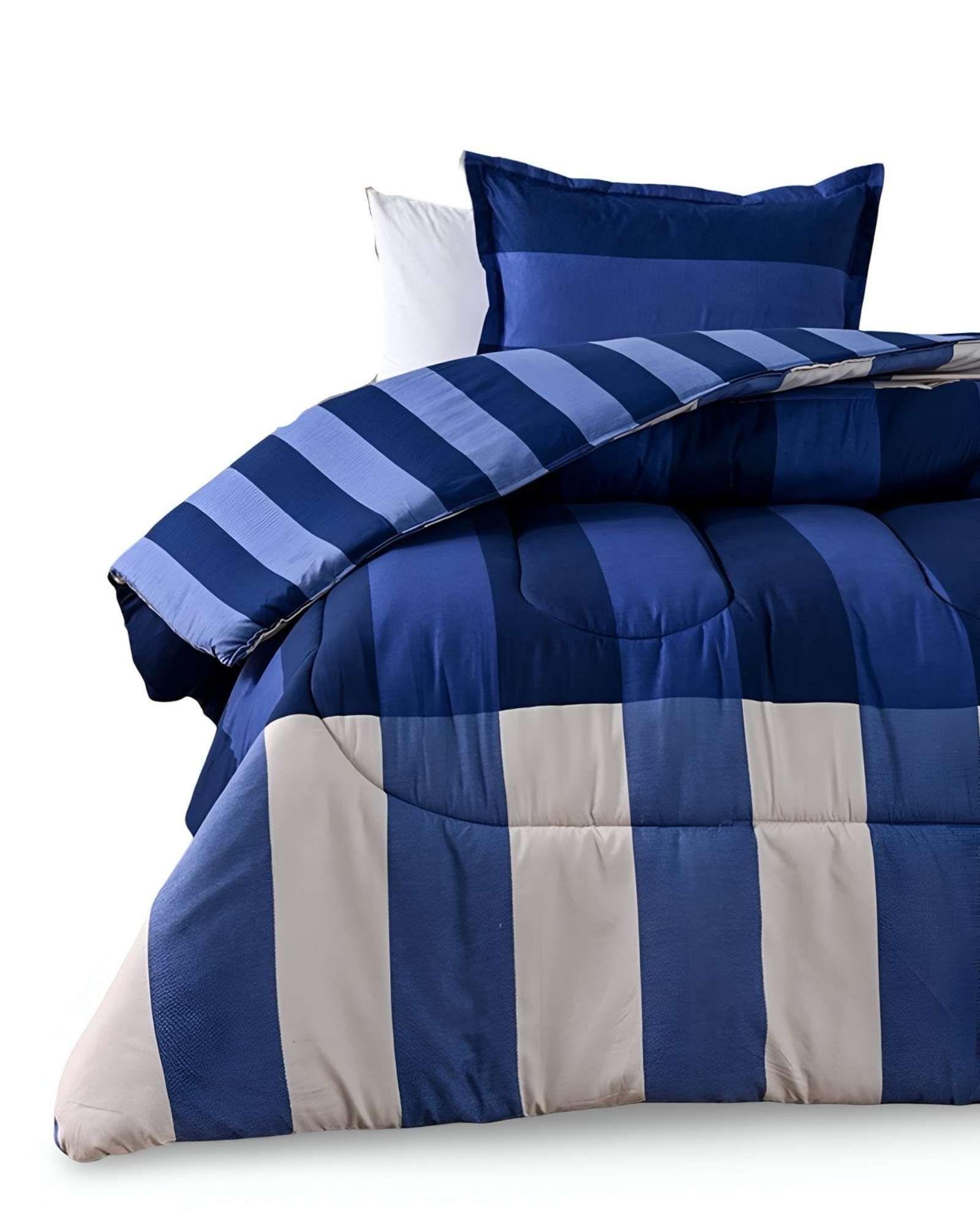 Edredón Plumón Estampado 1.5 Plazas American Family A12-2