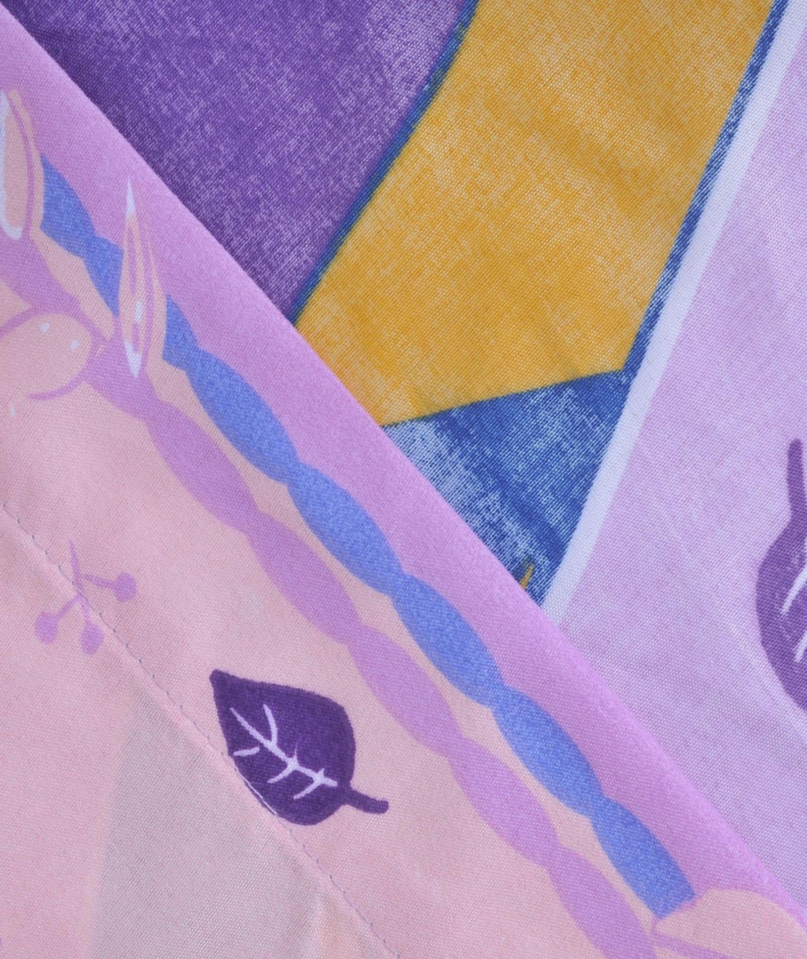 JUEGO DE SABANA NIÑA FROZEN HAPPINES  PLAZA Y MEDIA-1