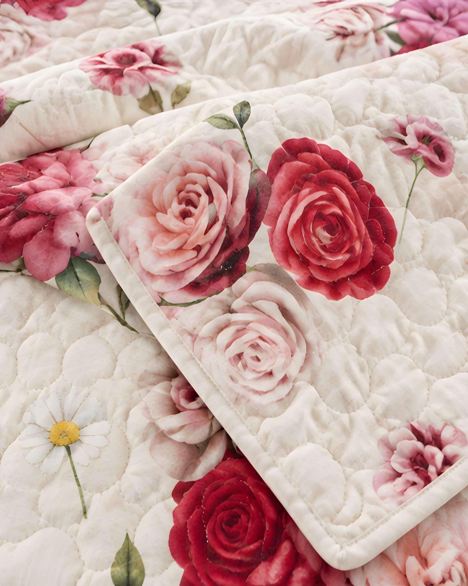 Cubrecamas Quilt De Verano Plaza Y Media Mas Funda De Almohada m9-2