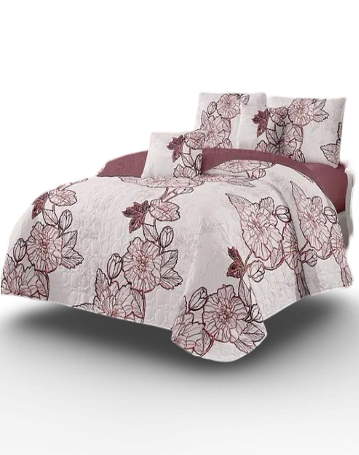 Cubrecama Quilt 2 Plazas - Diseños Primavera Verano E1-1