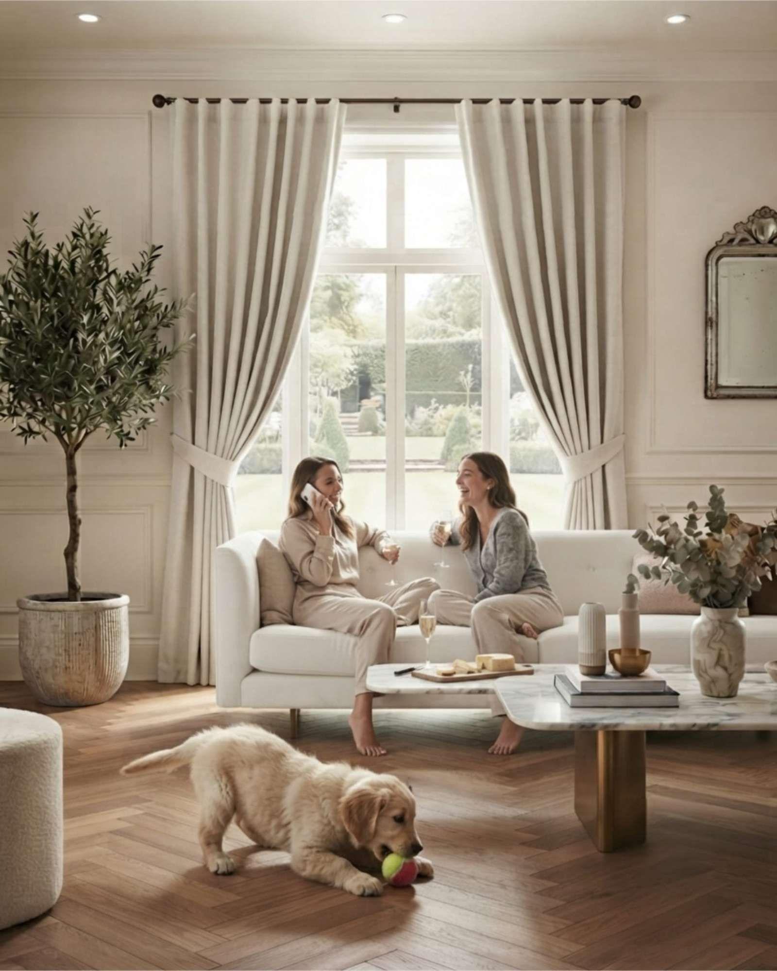 Juego De Cortinas Blackout 140x240cm De Elegancia Premium m3-2