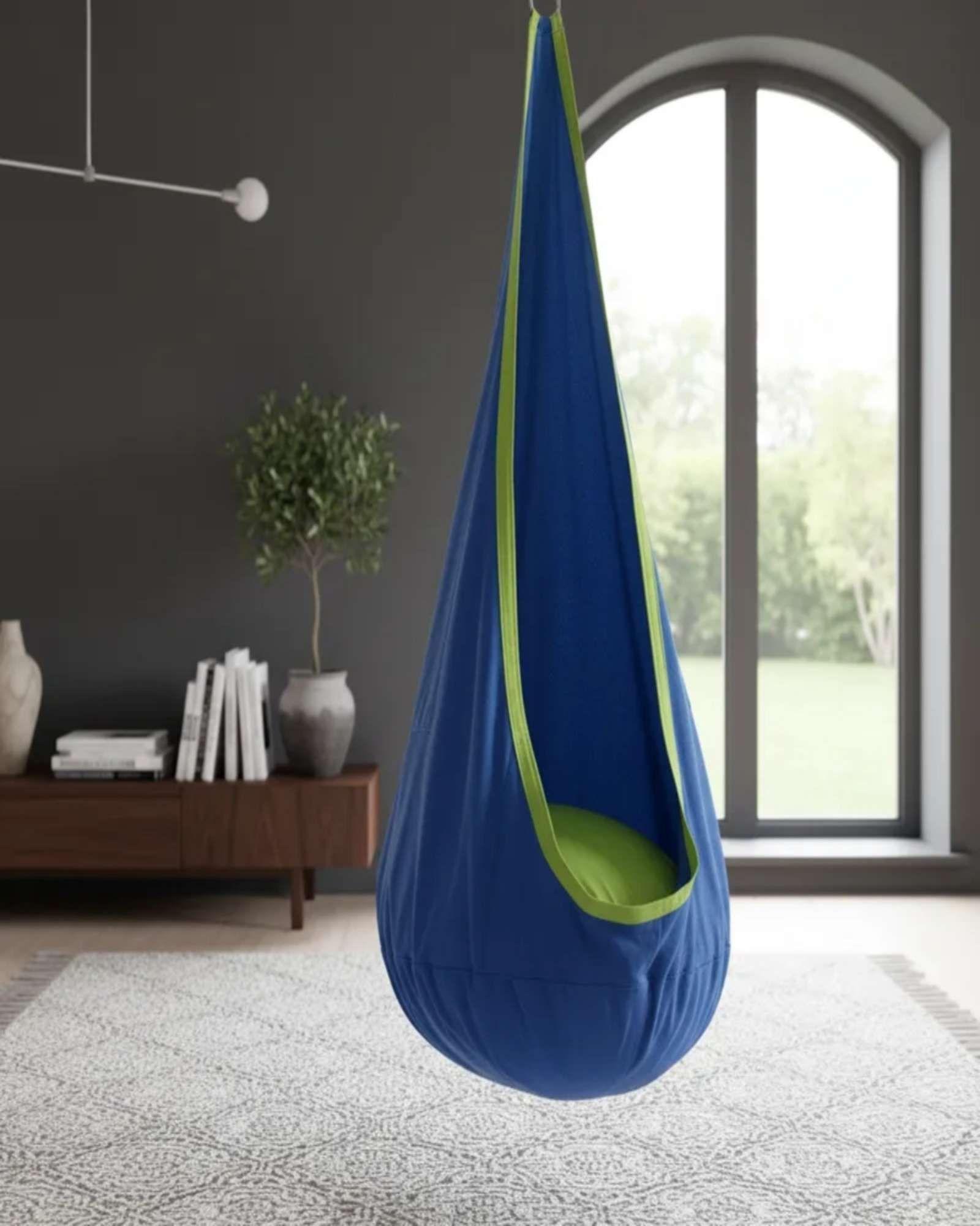 Hamaca Columpio con Cojin Niños Interior Y Exterior-4