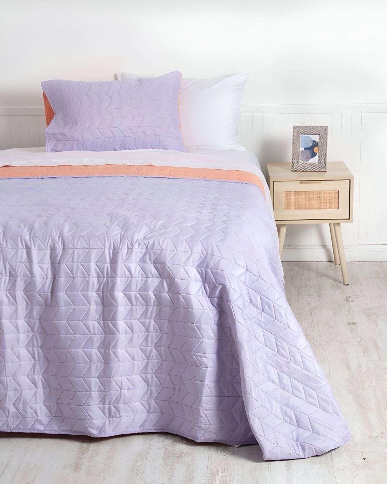 Cubrecama Quilt Bicolor 2 plazas Mashini-2