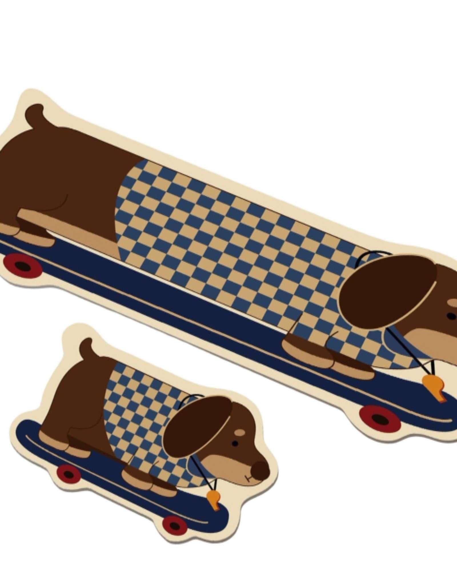 ALFOMBRAS DECORATIVAS COCINA ANTIDESLIZANTE DISEÑO PERRO-2