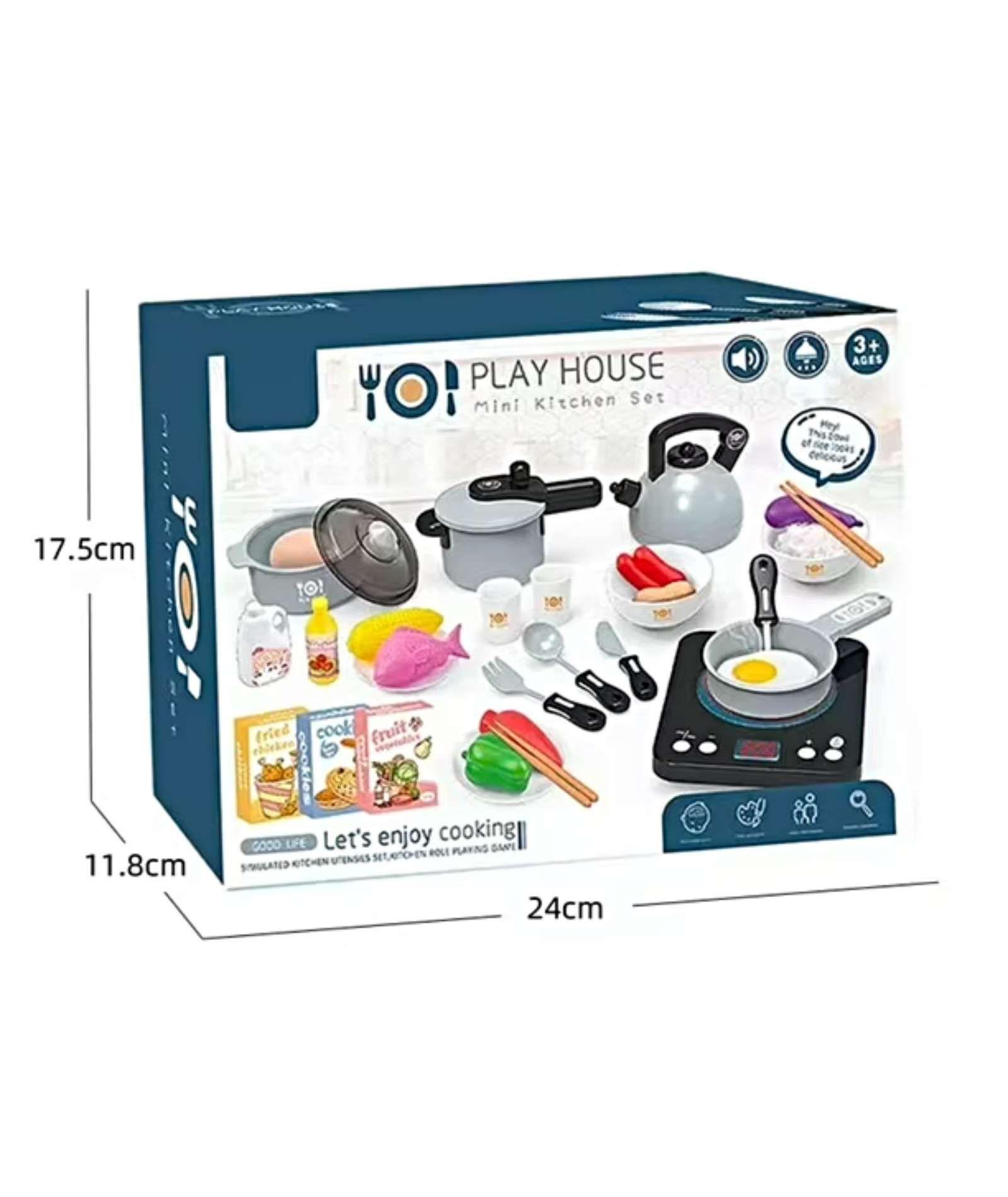 Set Cocina Infantil Mini Kitchen con Accesorios-3