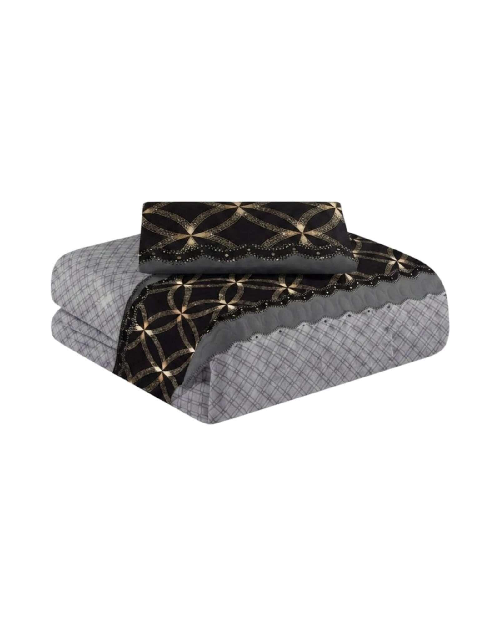 Cubrecama Quilt De Verano Ligero Y Fresco Plaza Y Media Mas Almohada m1-5