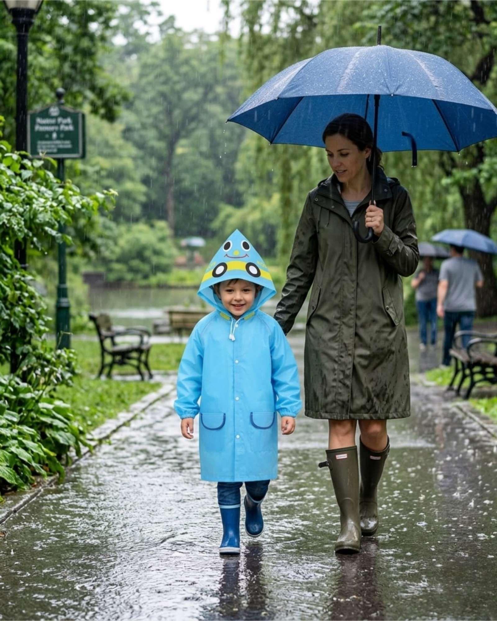 Capa Impermeable De Lluvia Infantil Para Niños 04-1