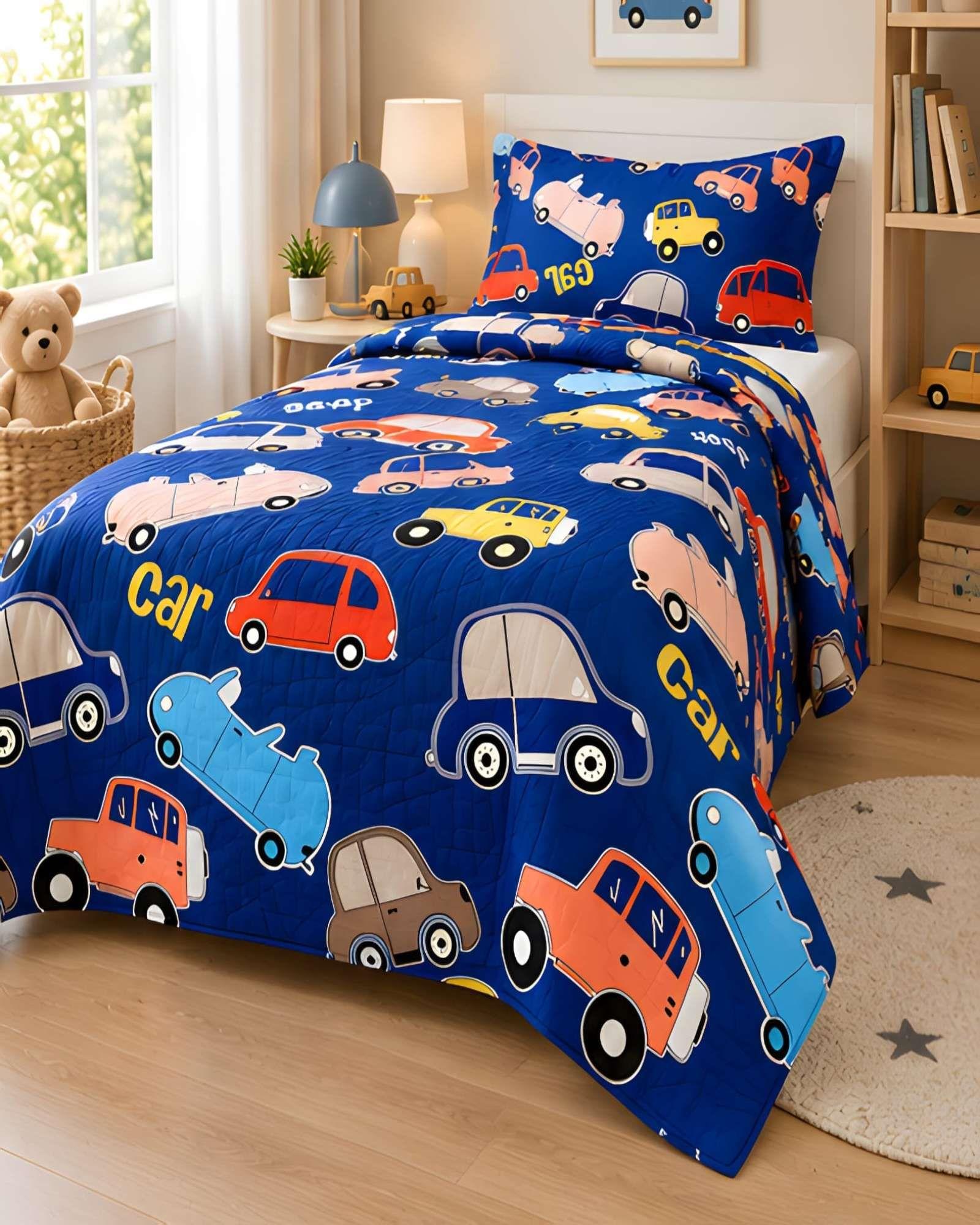 Cubrecamas Quilt De Verano Plaza Y Media Mas Funda De Almohada m12-1