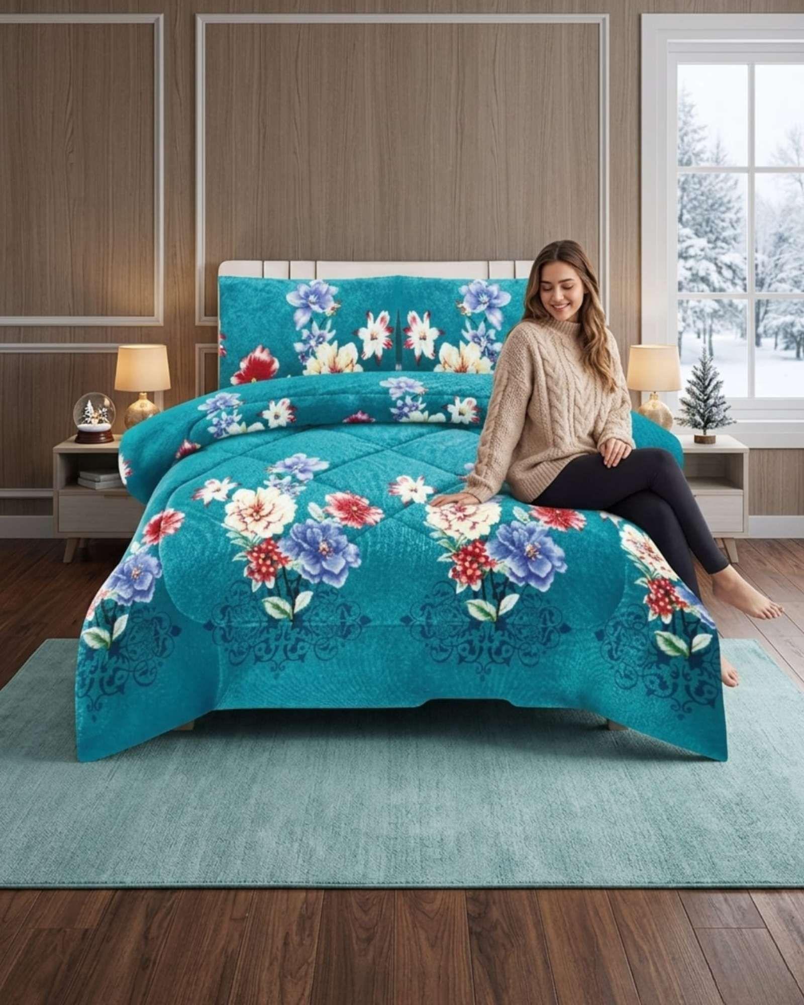 Cubrecama Plush 2 Plazas con Chiporro Térmico Extra Suave Invierno 07-2