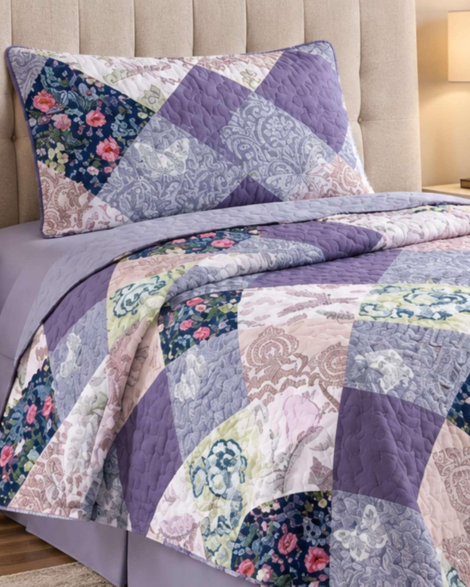 Cubrecamas De Verano Plaza Y Media Ultra Fresco Mas Almohada m20-4