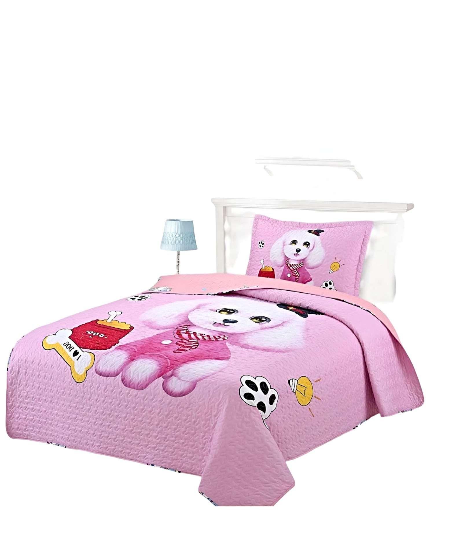 CUBRECAMA COLCHA QUILT DE VERANO PLAZA Y MEDIA A3-0