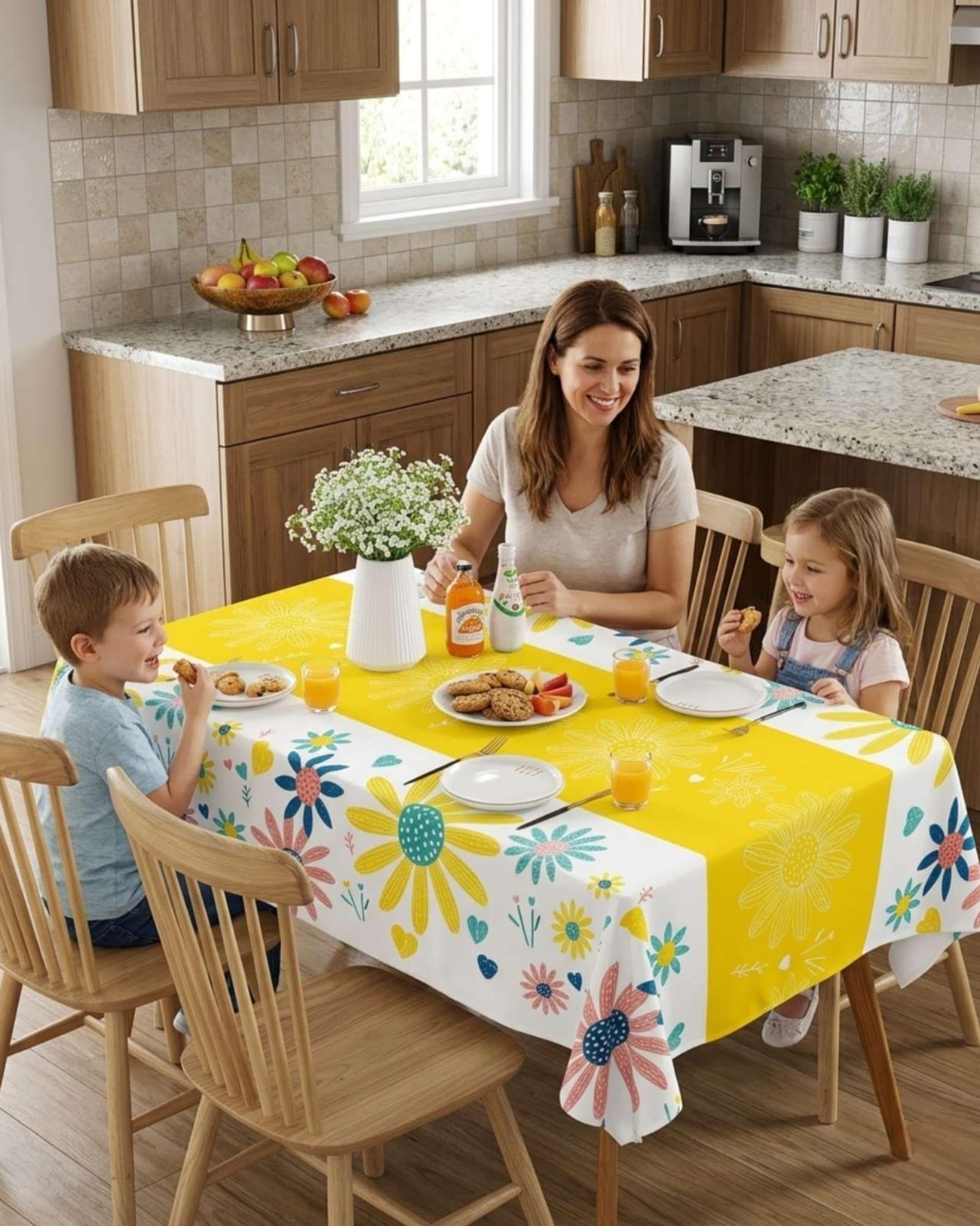 Mantel Antimanchas Grueso Rectangular 140x220 cm 05-2