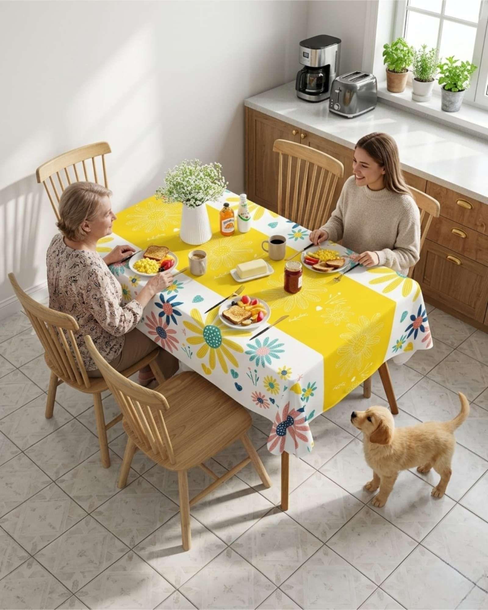 Mantel Antimanchas Grueso Rectangular 140x220 cm 05-4