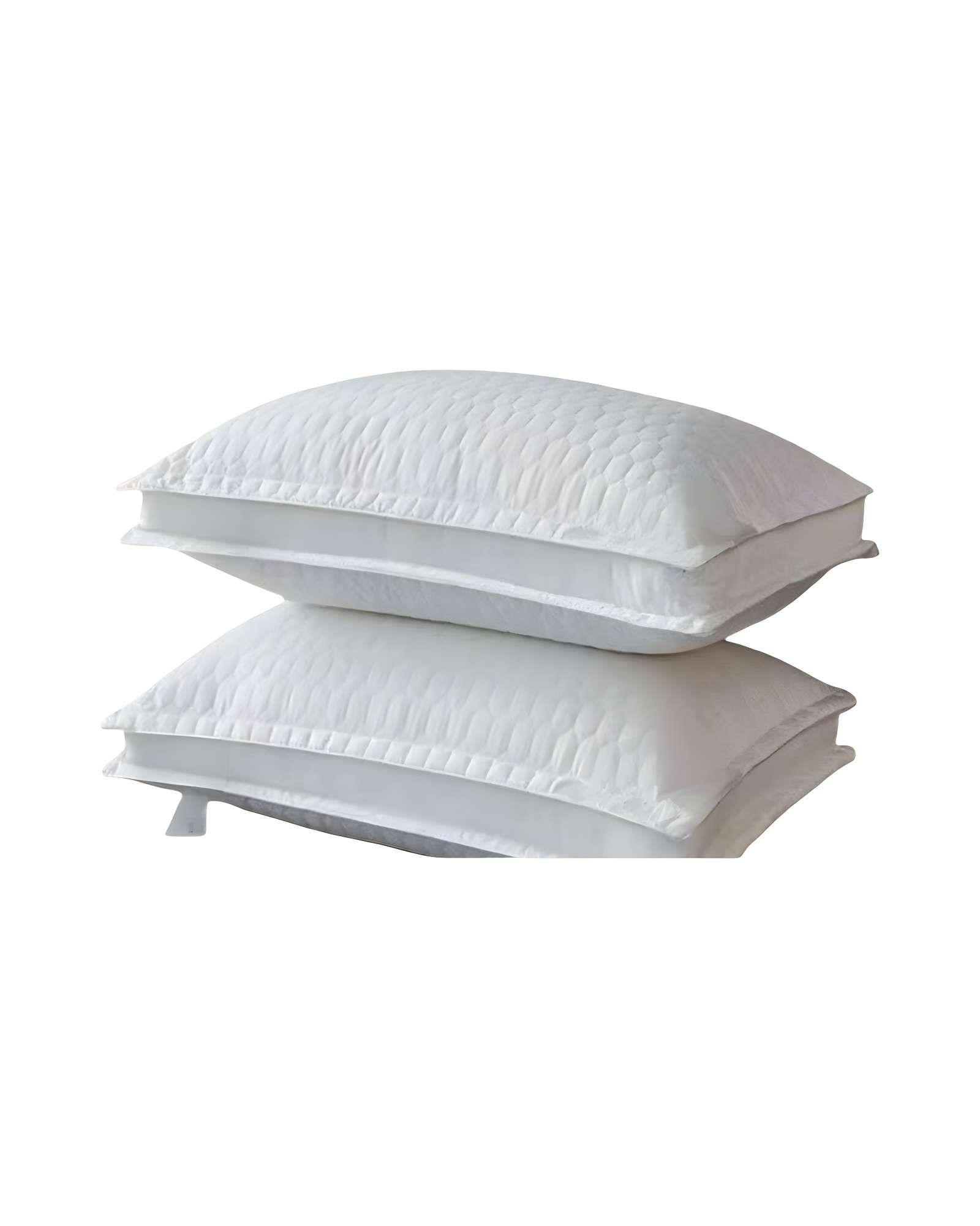 PACK DE 2 ALMOHADAS BLANCO PREMIUN  DOBLE PILLOW 50X70-2