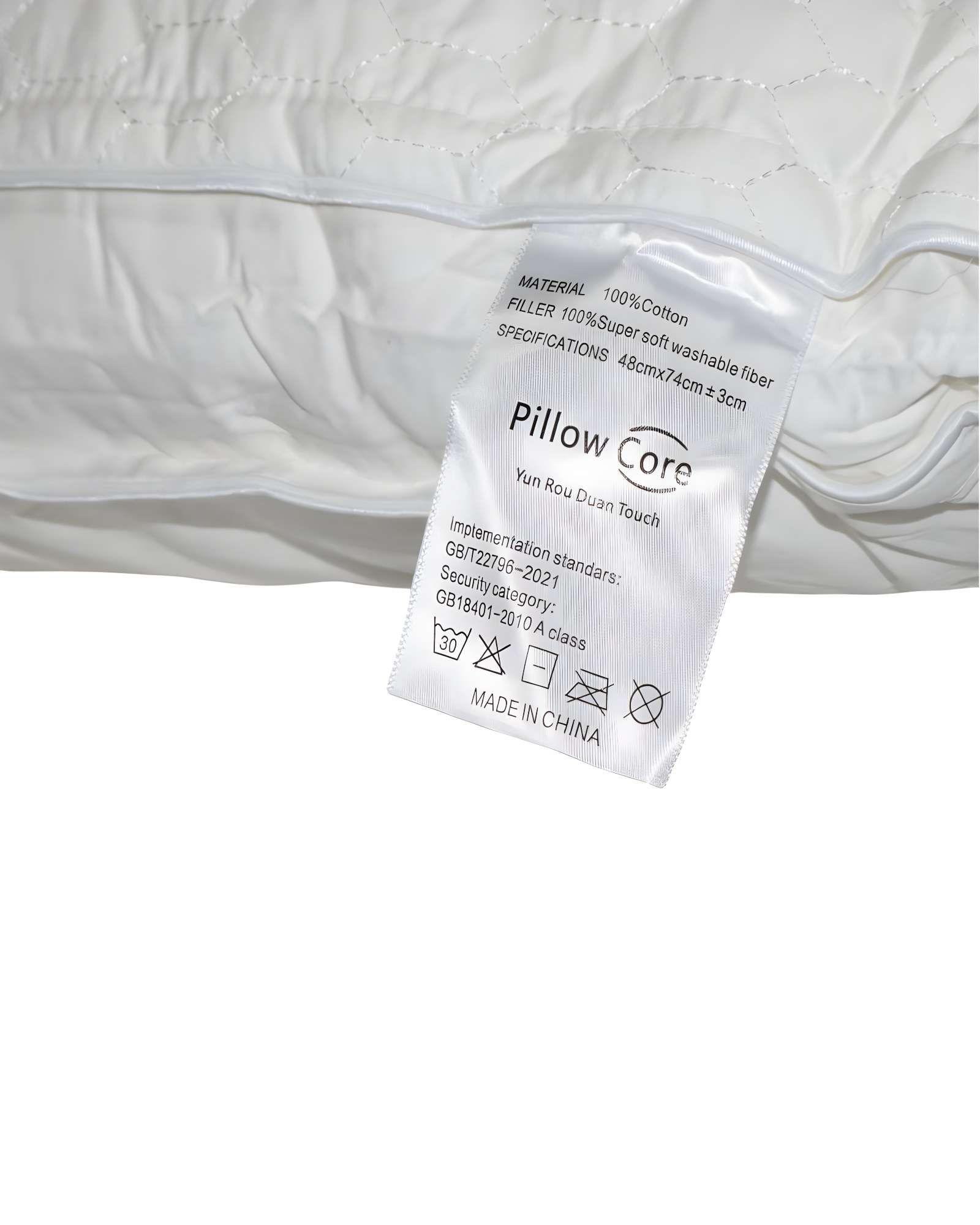 PACK DE 2 ALMOHADAS BLANCO PREMIUN  DOBLE PILLOW 50X70-3