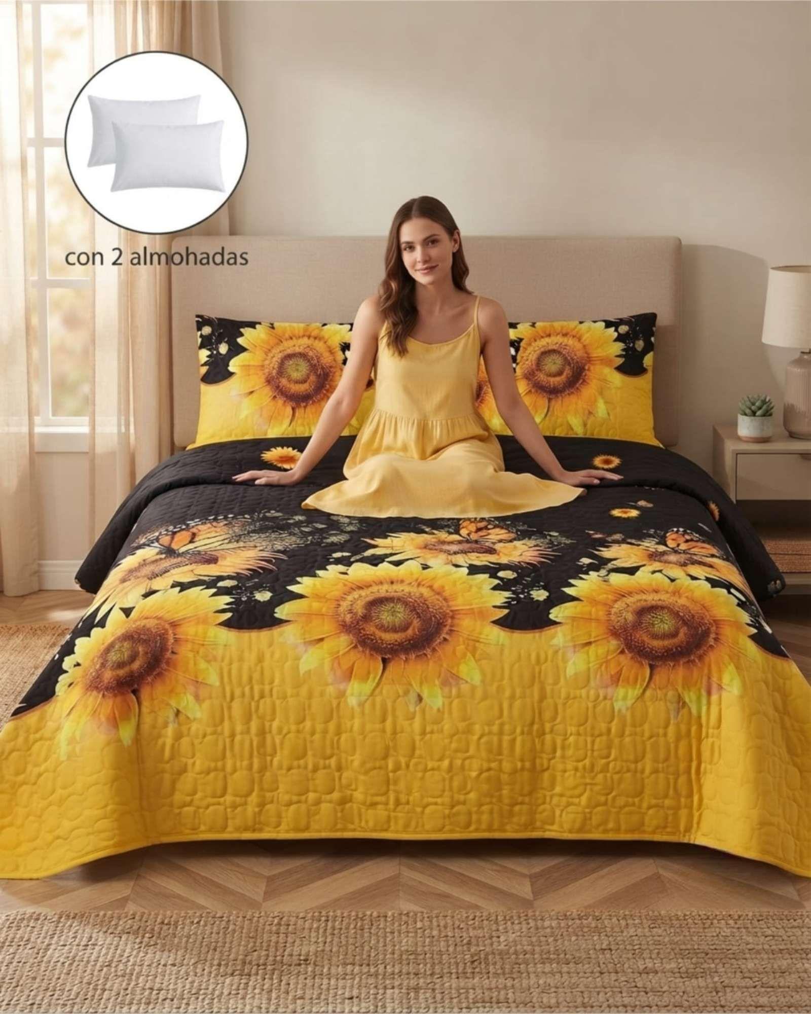 Cubrecamas King Para Verano Fresco Y Ligero Mas Almohadas m15-3