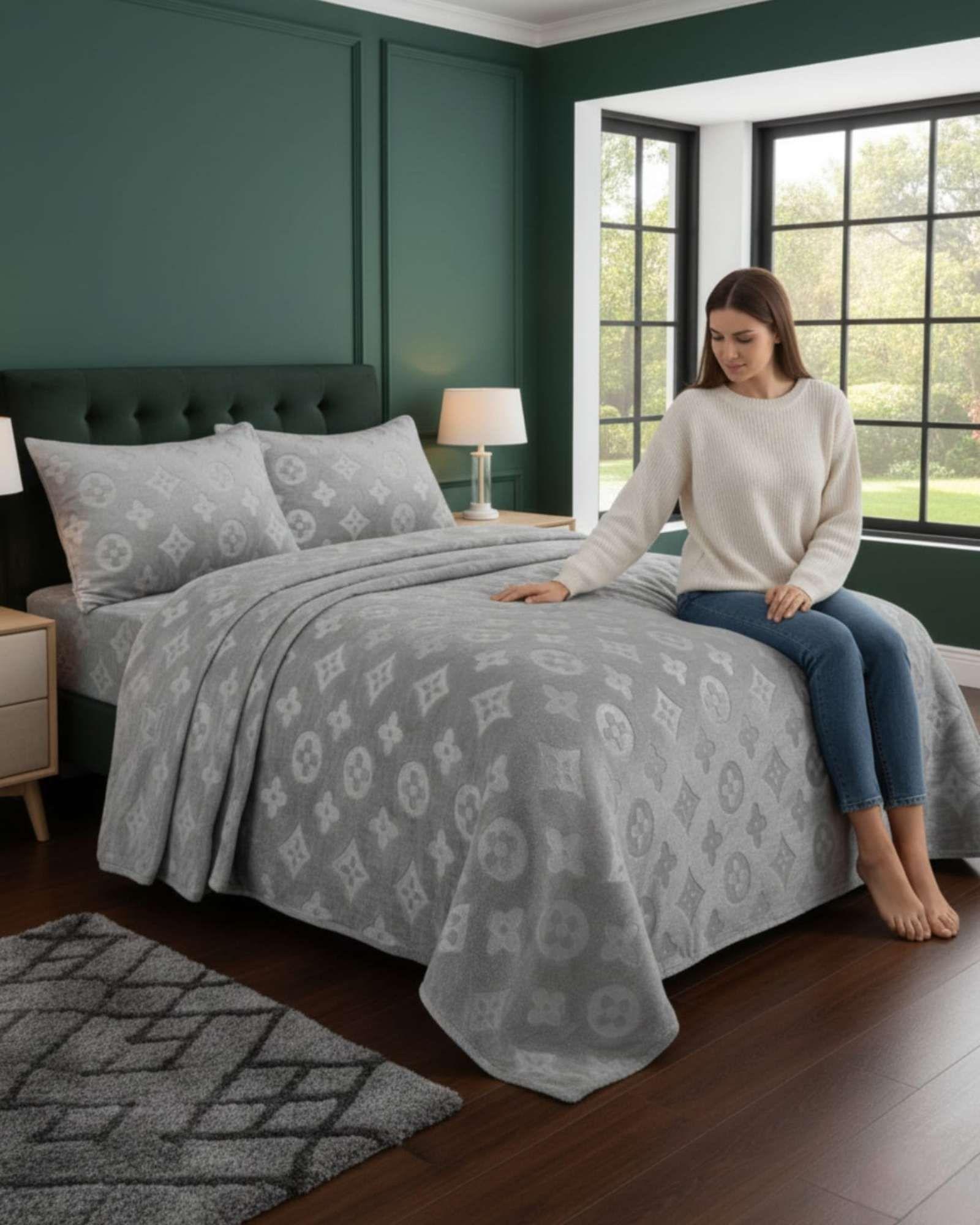 Sabanas Polar Plush King Termicas Invierno Ultra Suave m3-2