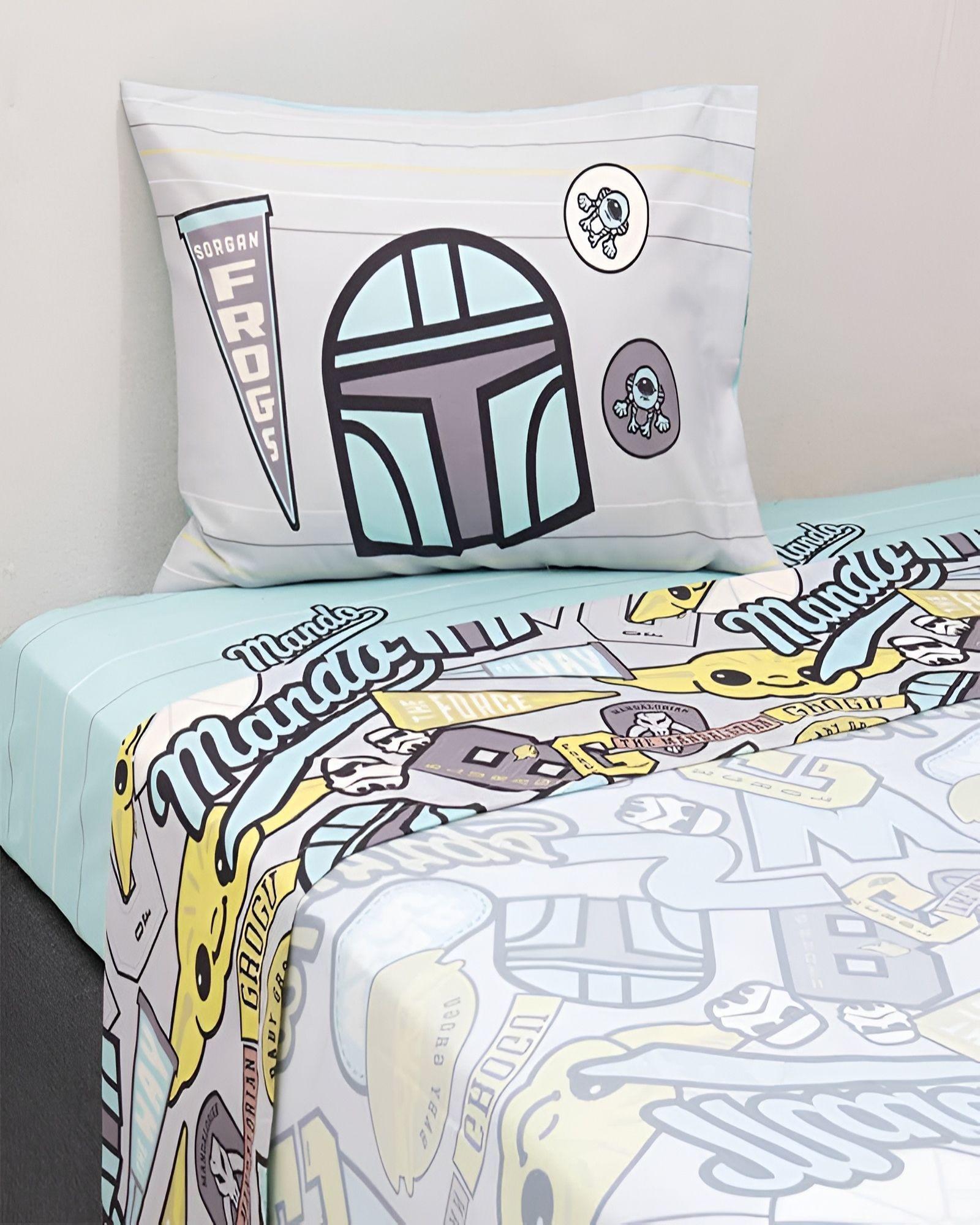 Sabanas infantil Star Wars plaza y media Mashini-5