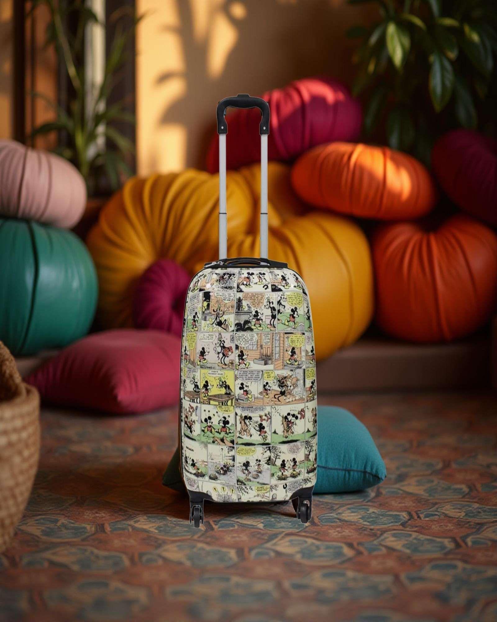 Mochila escolar con 4 ruedas infantil de 18 pulgadas mickey-2