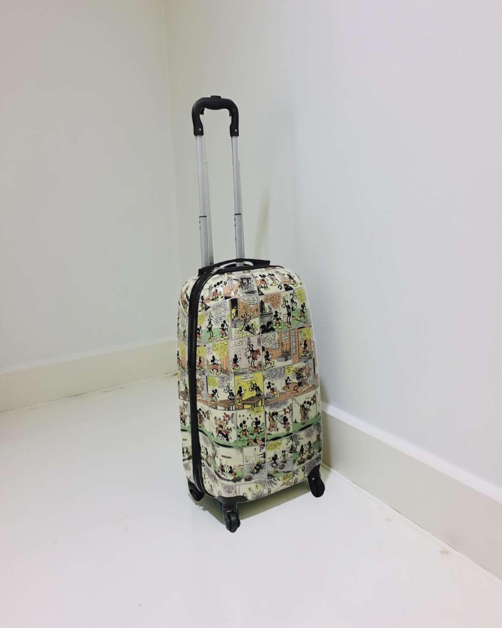 Mochila escolar con 4 ruedas infantil de 18 pulgadas mickey-3