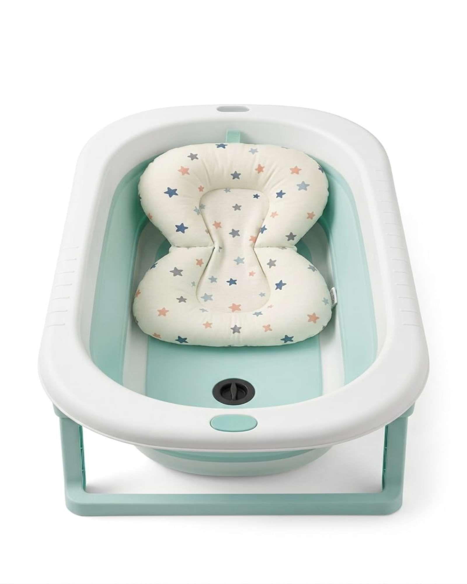 Bañera Plegable Premium Termómetro Digital + Cojín Ergonómico Antideslizante C3-2