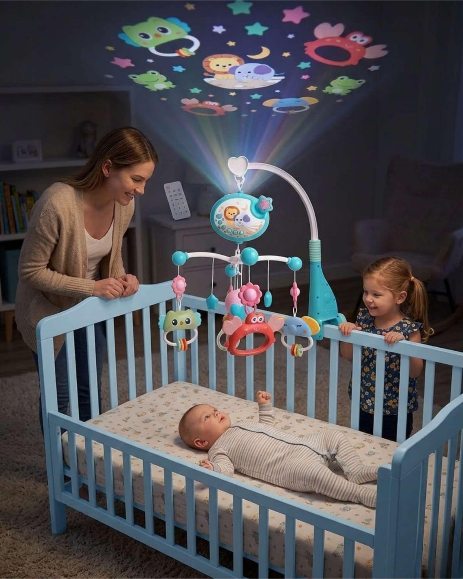 Móvil para Cuna Giratorio con Proyección de Luces A2-2