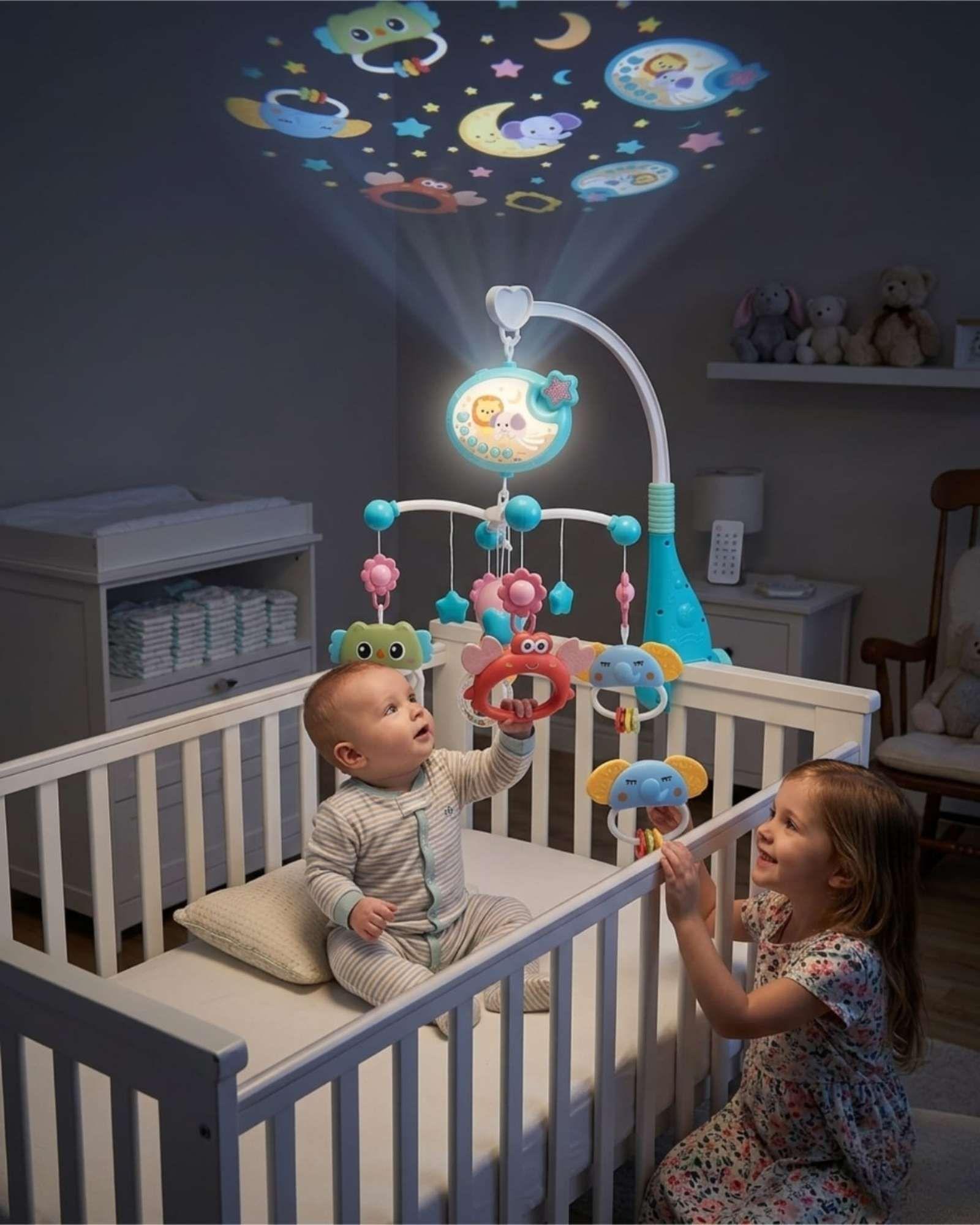 Móvil para Cuna Giratorio con Proyección de Luces A2-3