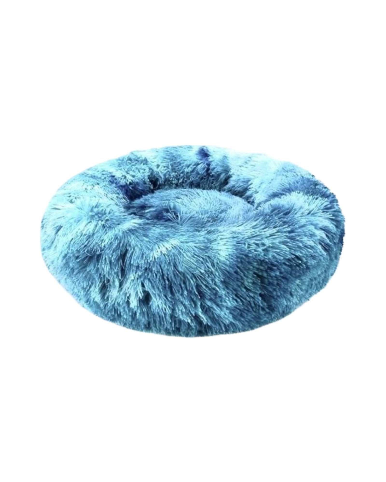 Cama Acolchada de Alta Densidad para tus mascotas 100 cm azul-2