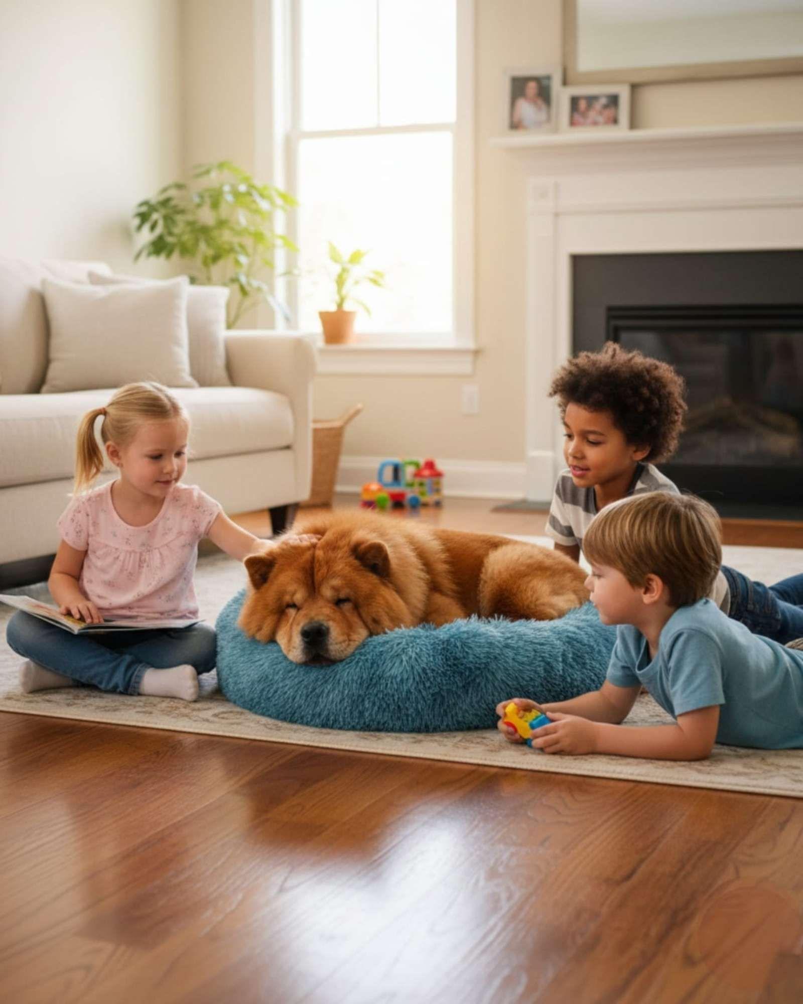Cama Acolchada de Alta Densidad para tus mascotas 100 cm azul-3