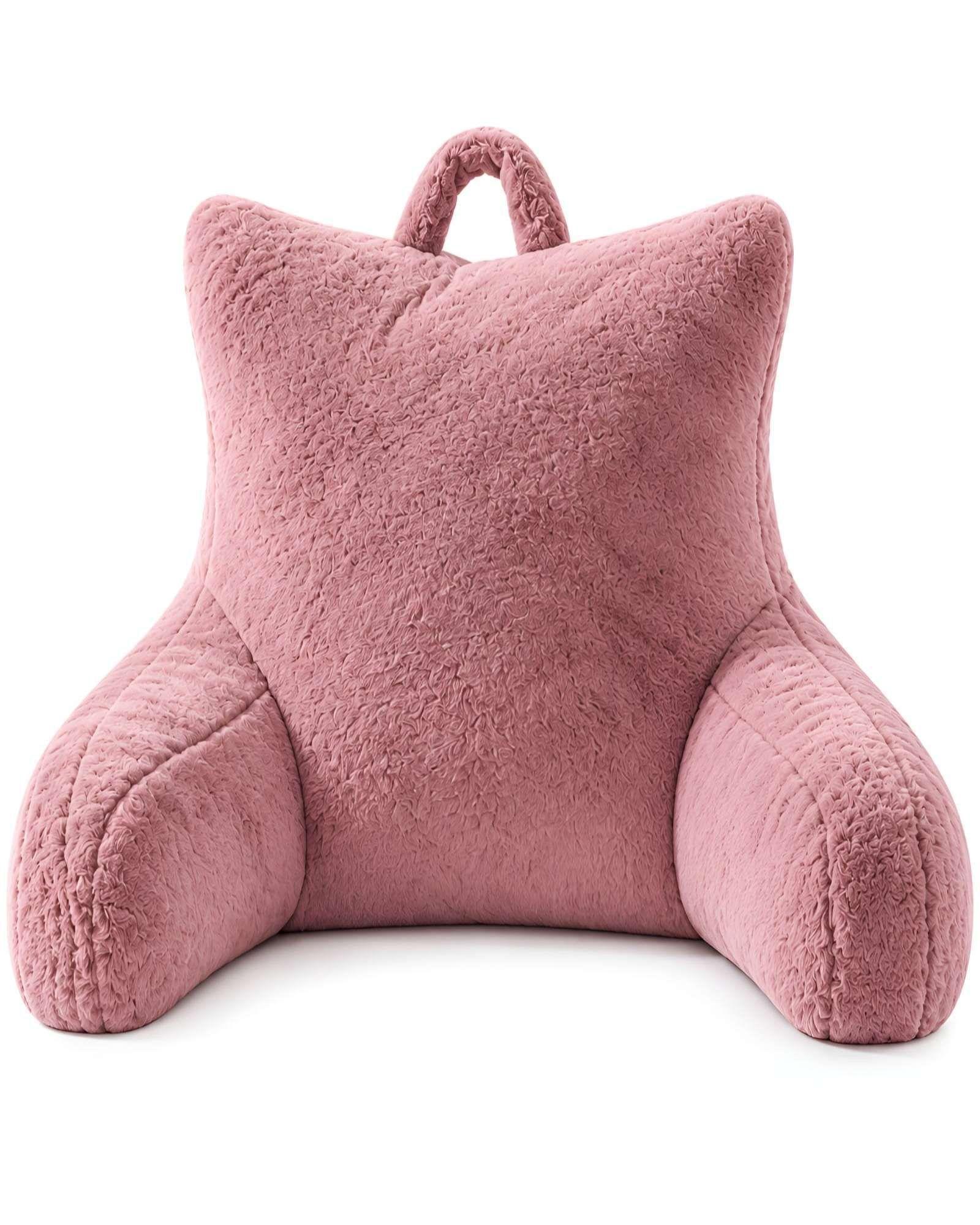 Cojín de Respaldo con Brazos para Cama y Sofá-5