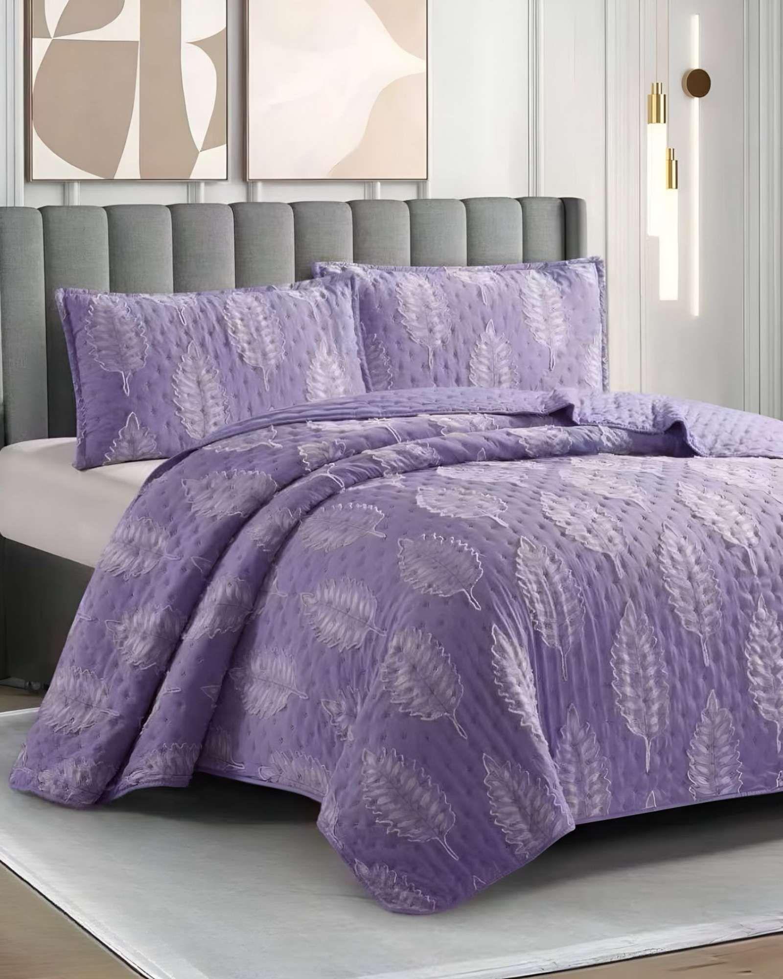 CUBRECAMA QUILT TUFTING DE LUJO SUAVE KING T-01-2