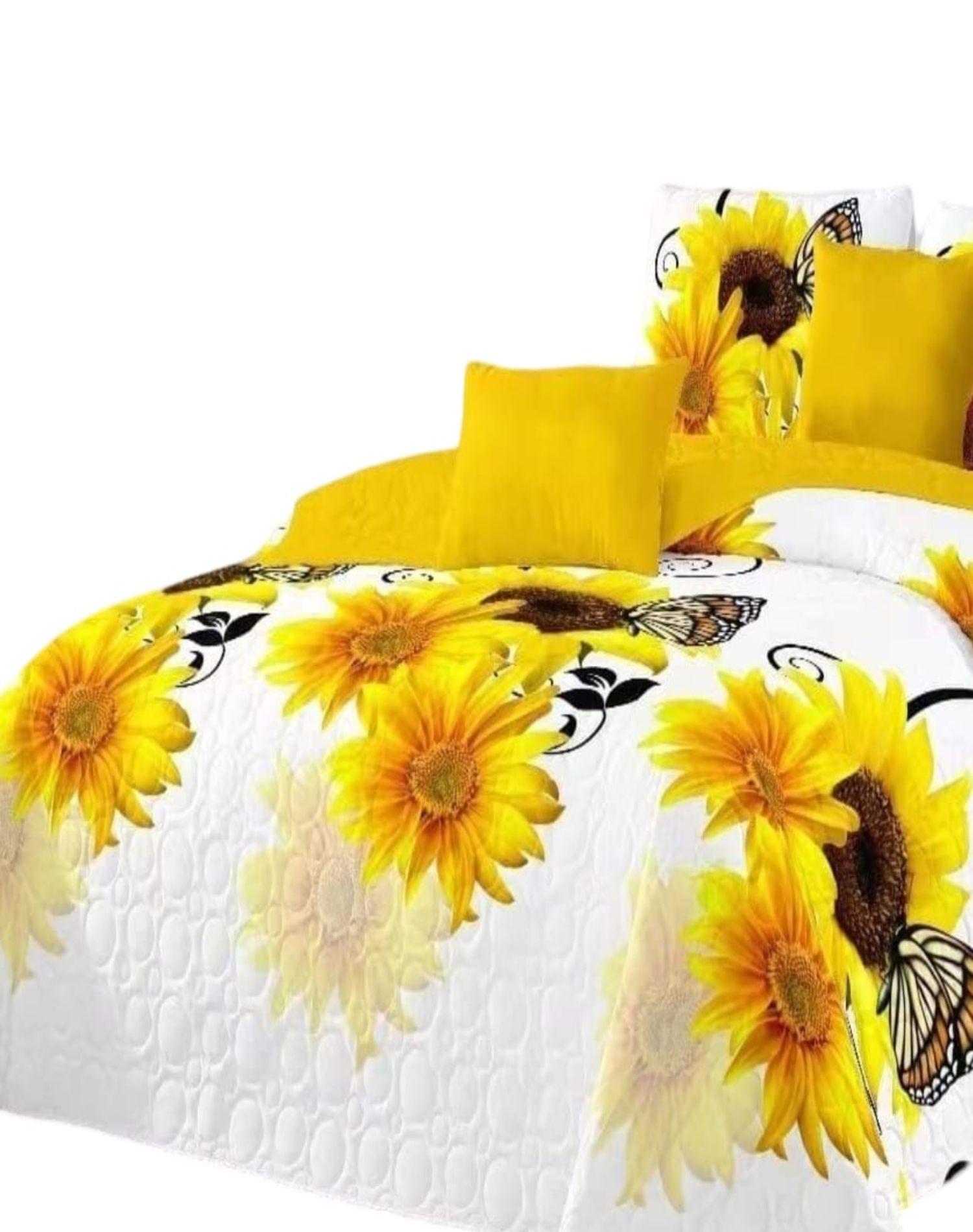 Cubrecama Quilt Diseño 2 Plazas - Primavera Verano A11-1