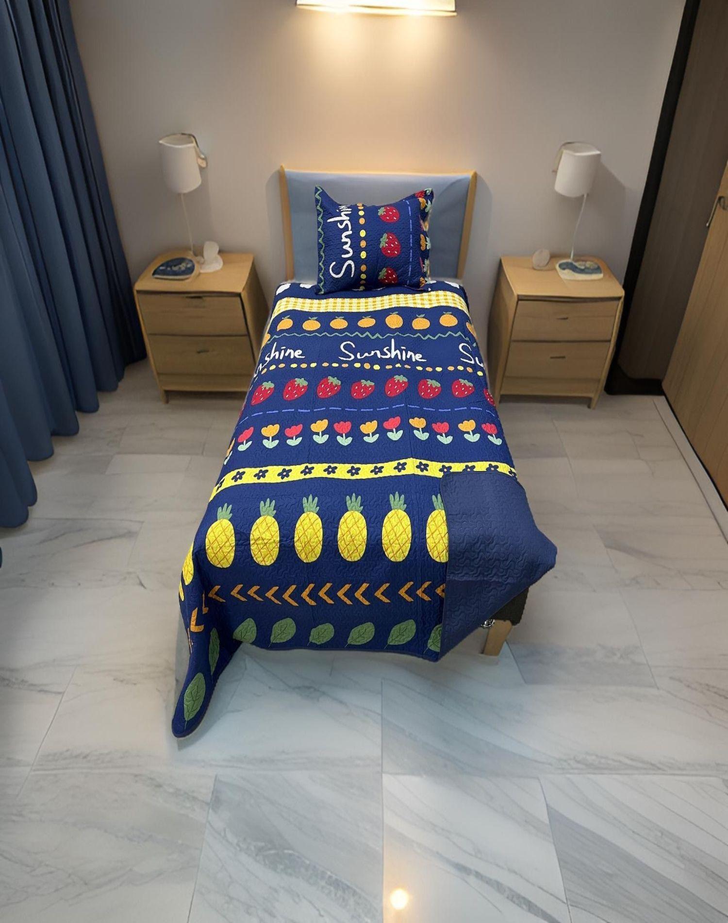 Cubrecama Quilt Ligero Primavera Verano de Niño Plaza y media NT10-2