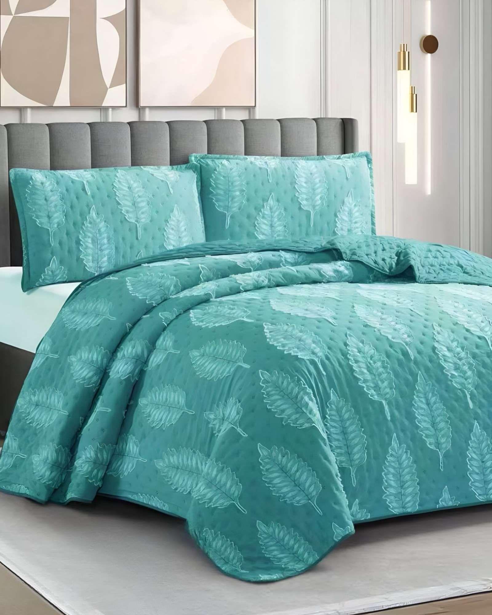 CUBRECAMA QUILT TUFTING DE LUJO SUAVE KING T-05-2