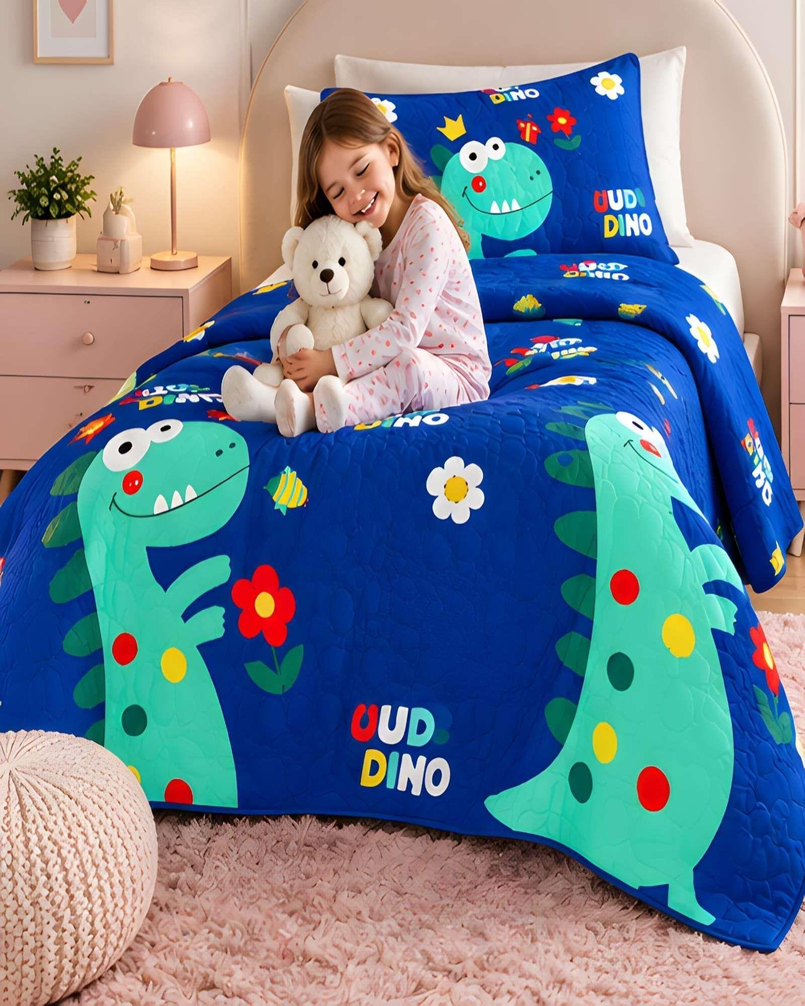 Cubrecamas Quilt de Verano Plaza y Media con Funda 15-3
