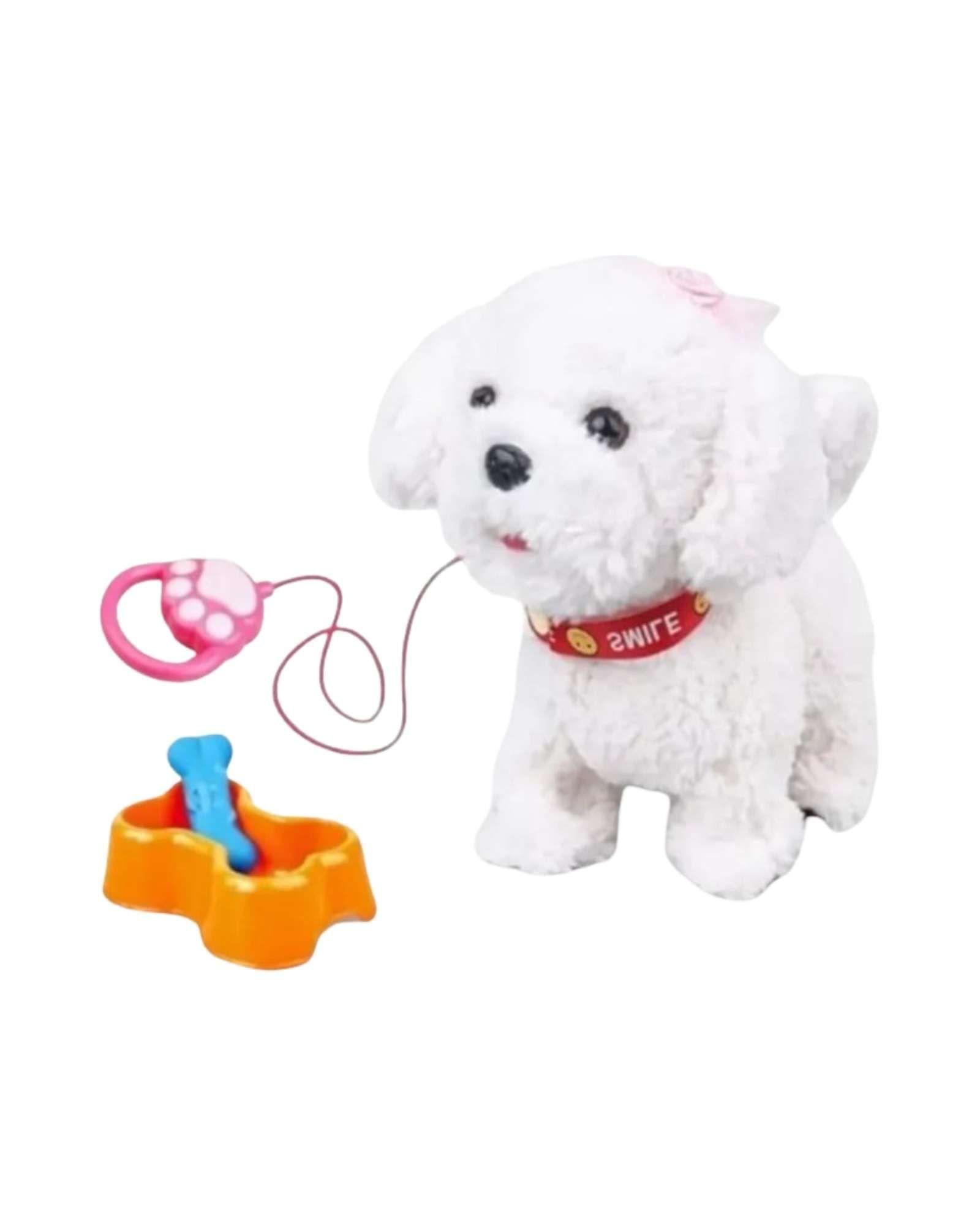 Perrito Poodle de Peluche Electrónico con Movimiento y Sonido -2