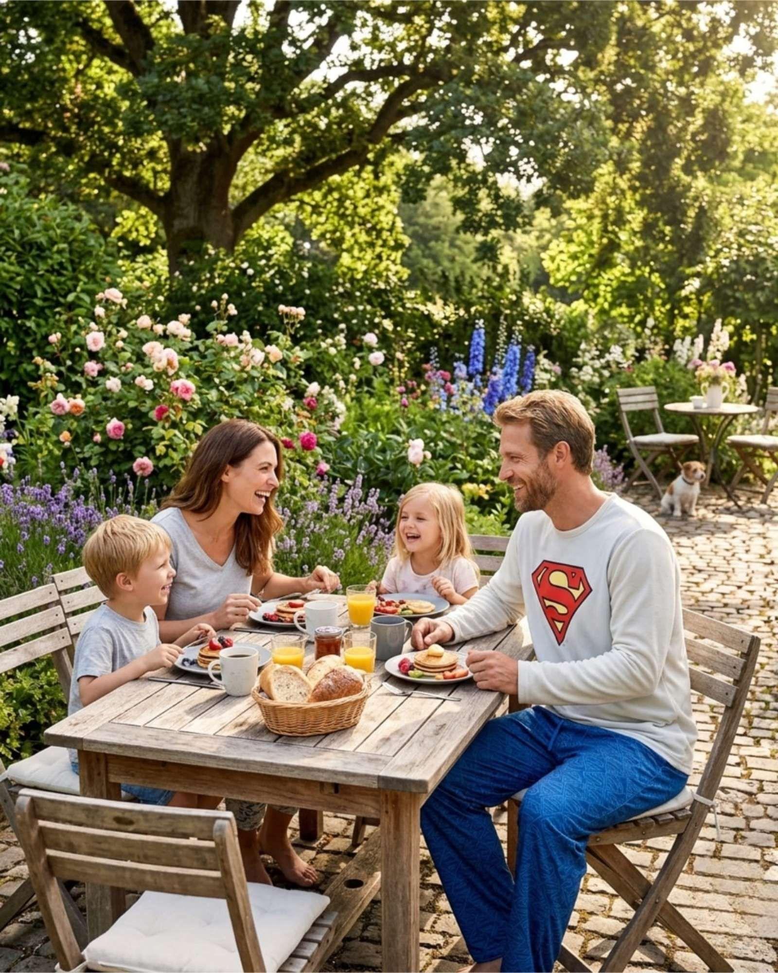 Pijama Hombre Superman Micropolar Térmico Invierno Talla M A4-3