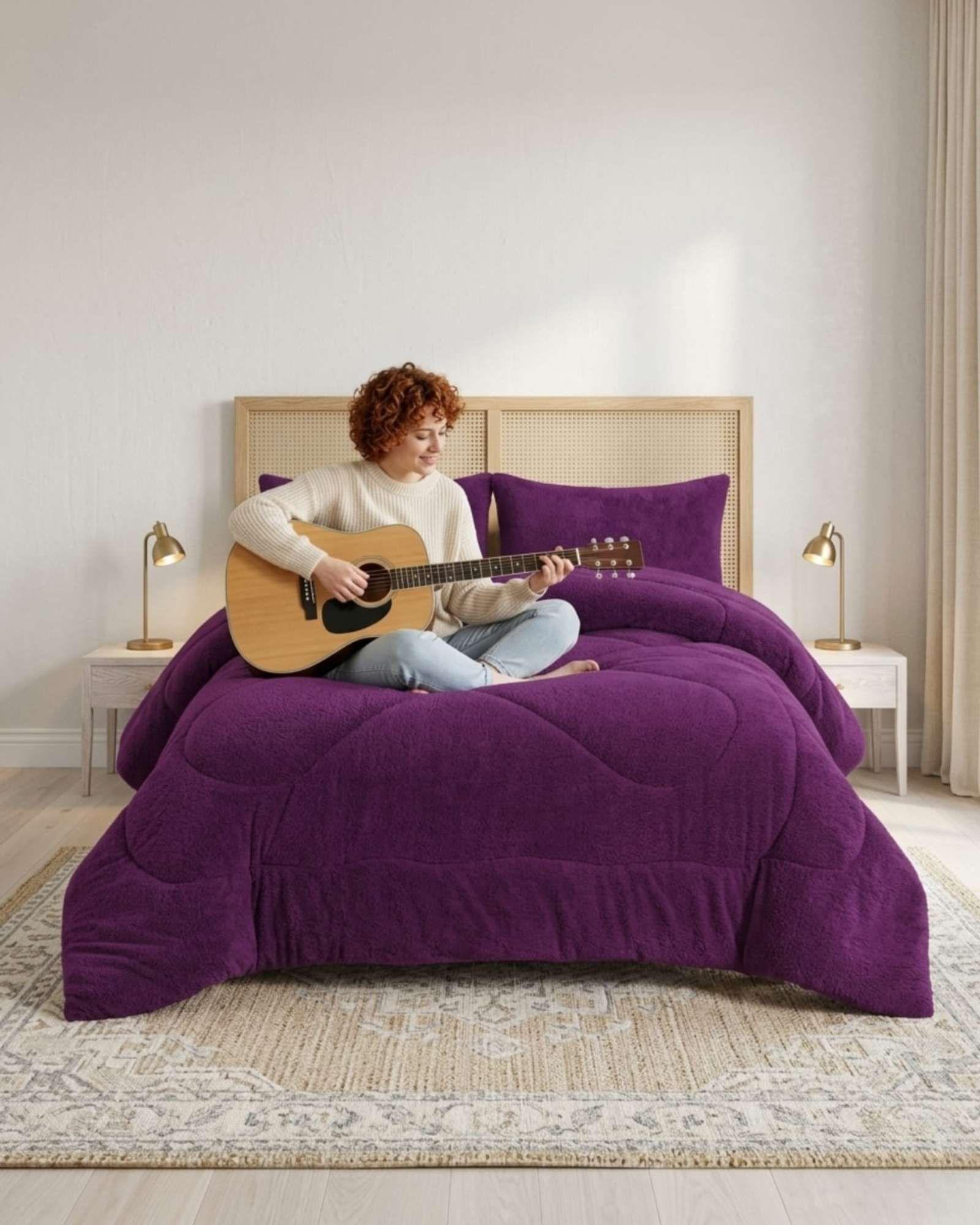 Cubrecama King / Super King Plush con Chiporro Térmico A14-2