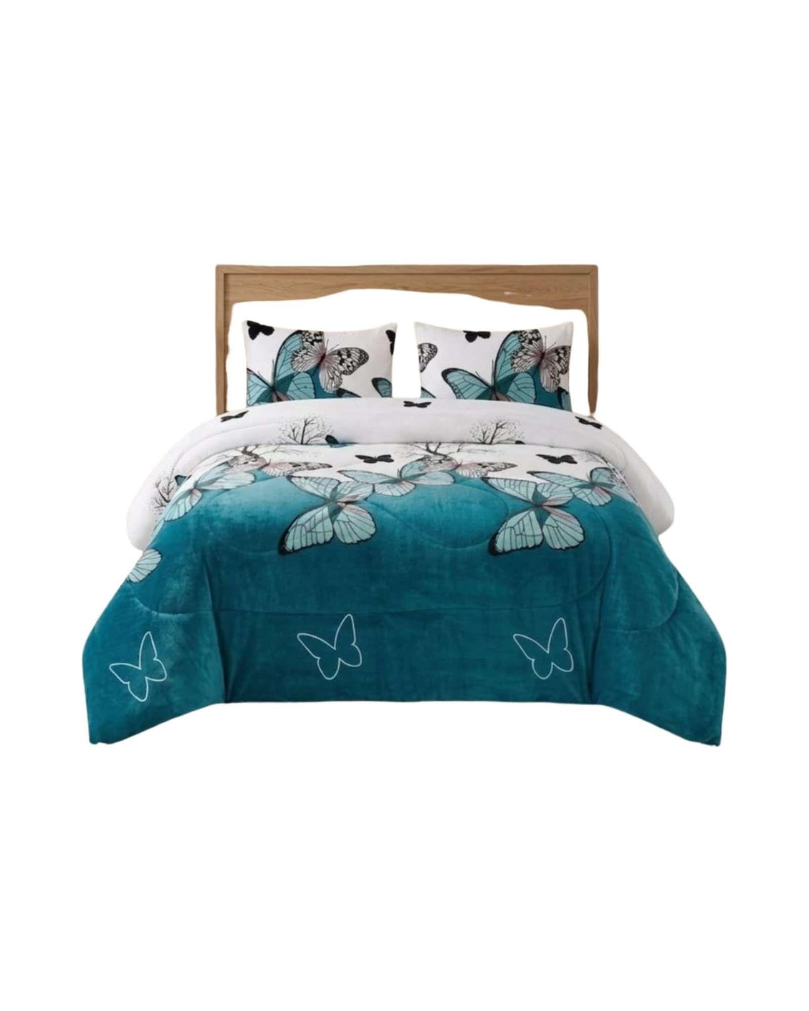 Cubrecama Plush 2 Plazas con Chiporro Térmico Extra Suave Invierno 04-4