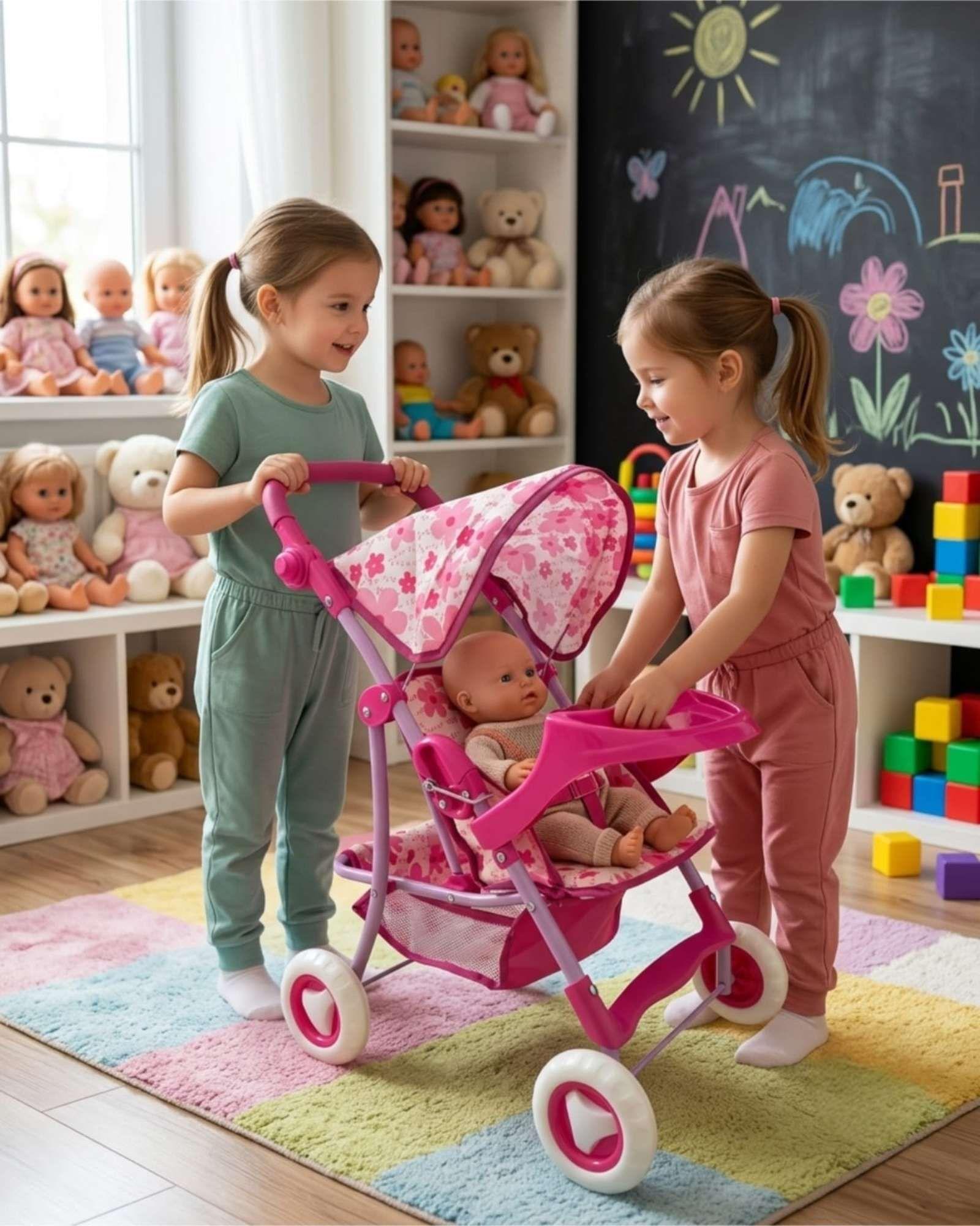 Coche de Juguete Metálico Mediano para Muñecas 02-0