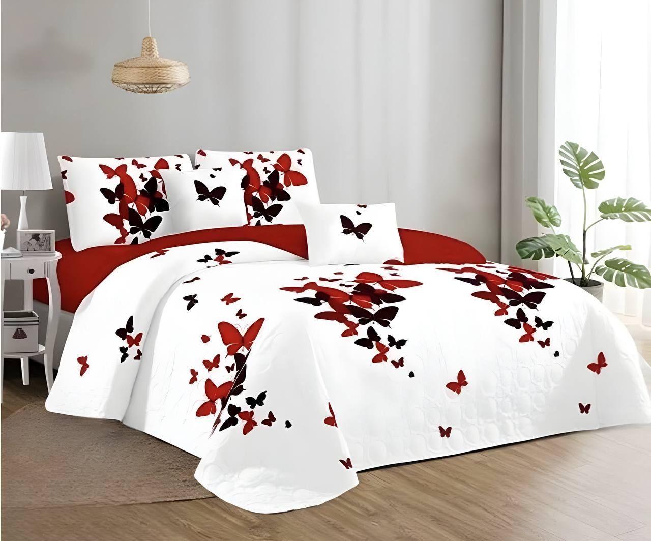 COBERTOR DE VERANO PLAZA Y MEDIA QUILT REVERSIBLE-2